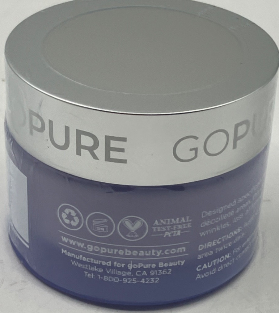 goPure Tighten & Lift Neck & Chest Moisturizer Cream for Visibly Firming 1.7 oz