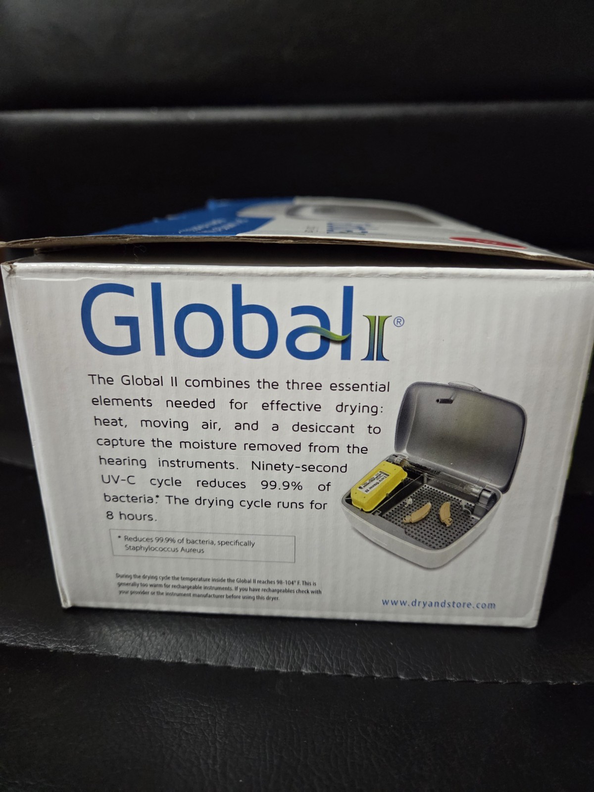 Dry and Store Global II UV-C Hearing Aid Dryer And Sanitizer TRG-AA G2