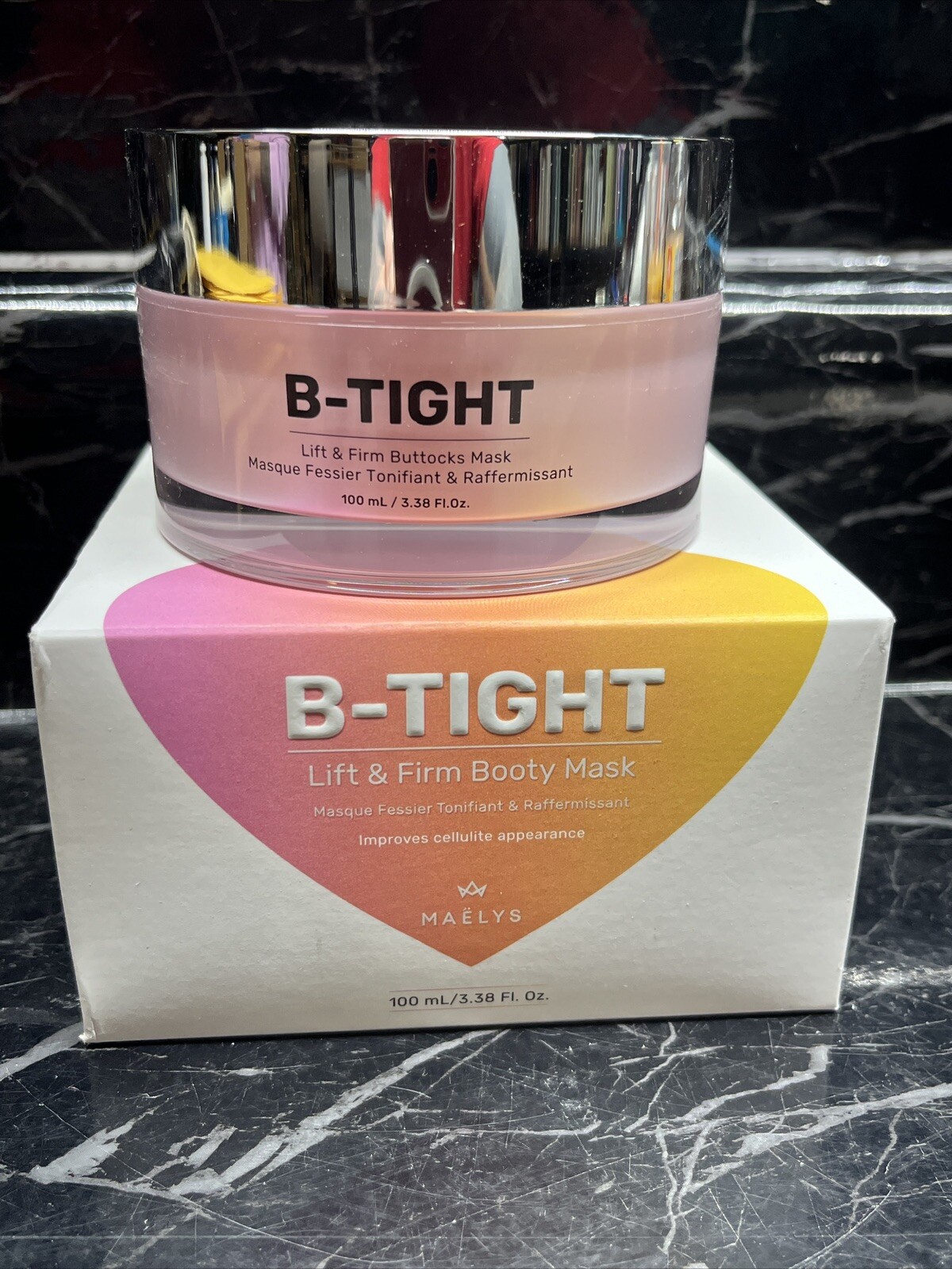 MAELYS B-Tight Lift & Firm Booty Mask Cellulite Reduction 3.38 oz n In Box !!!!