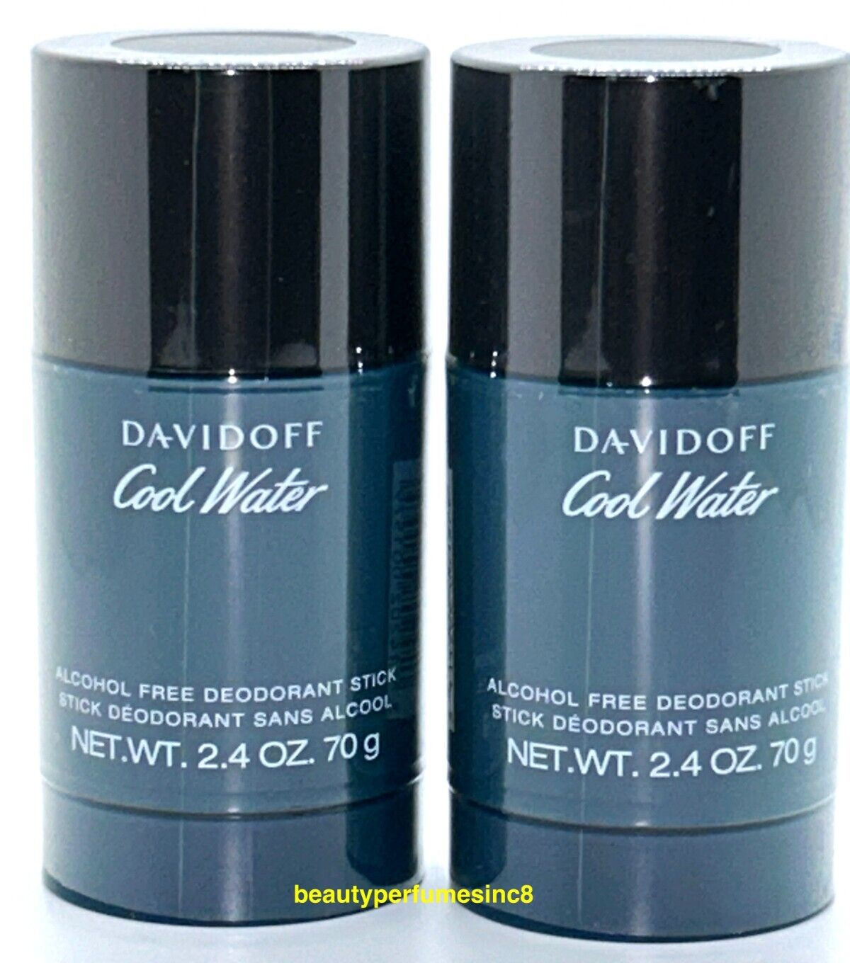 Lot of 2 – Cool Water by Davidoff 2.4 oz Alcohol Free Deodorant Stick for Men