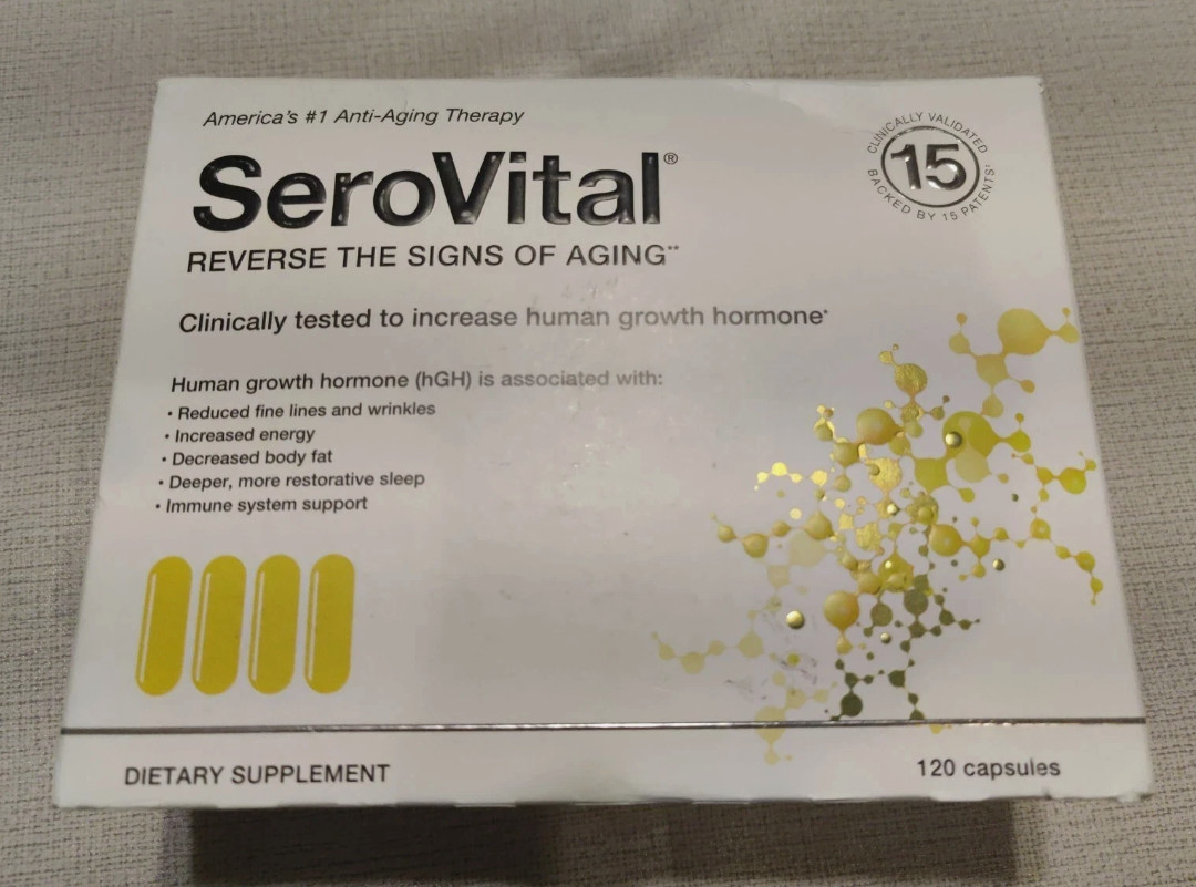 SeroVital Reverse The Signs of Aging Dietary Supplement – 120 Capsules