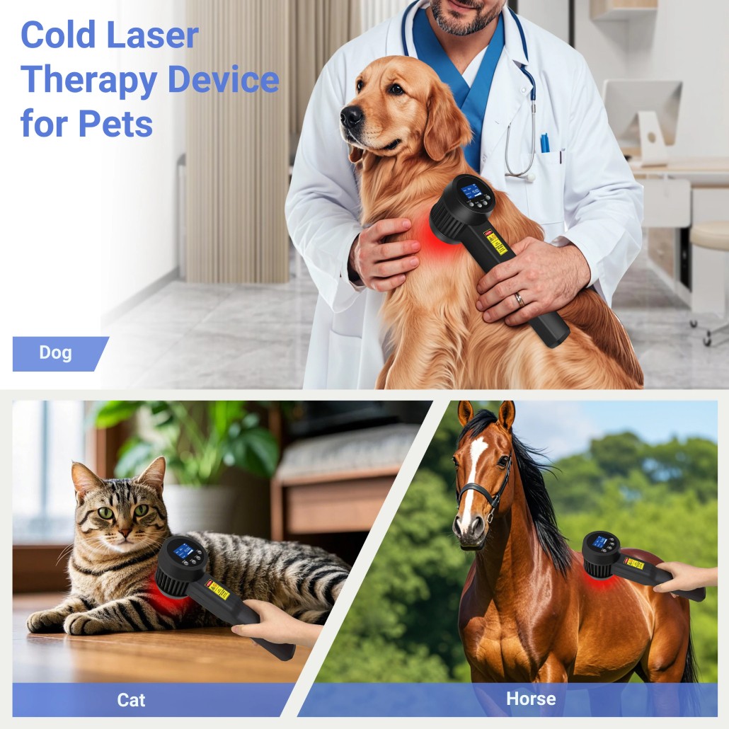 3W Portable LLLT Cold Laser Therapy for Neuropathy Nerve Pain Relief 650nm 808nm