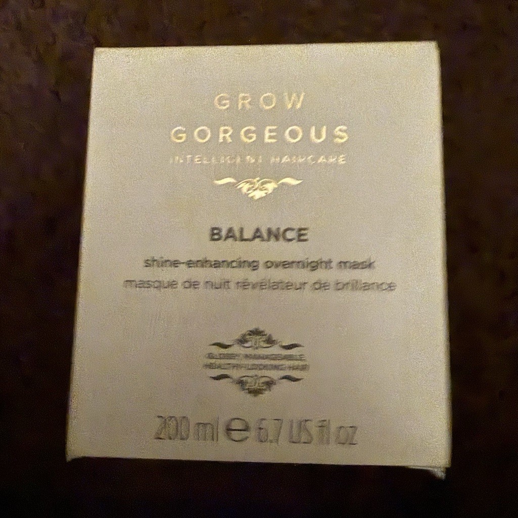 Grow Gorgeous Balance Shine-Enhancing Overnight Hair Mask Shine 200 ml/6.7 fl oz