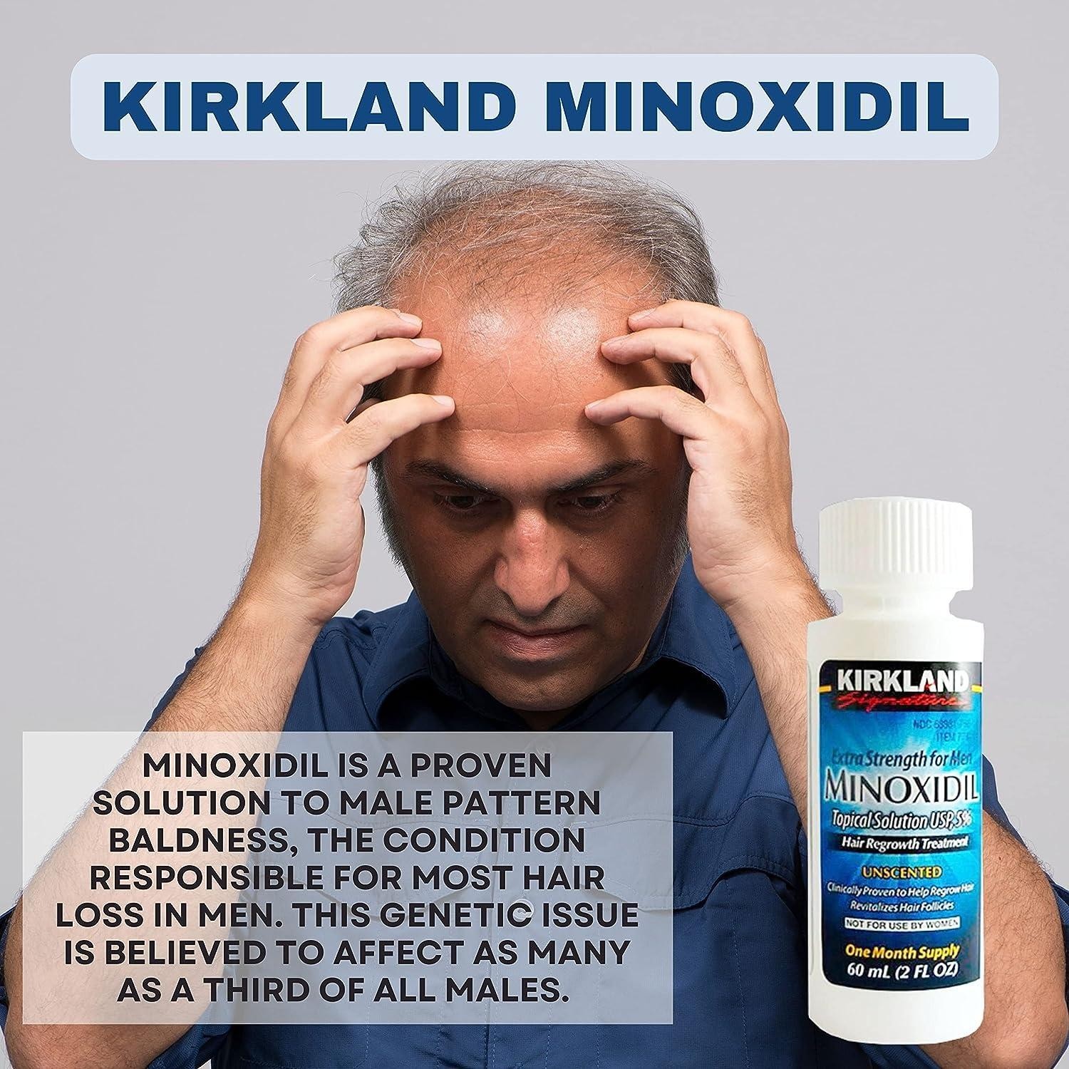 Kirkland Minoxidil 5% Extra Strength Men 6 Month Supply Hair Regrowth