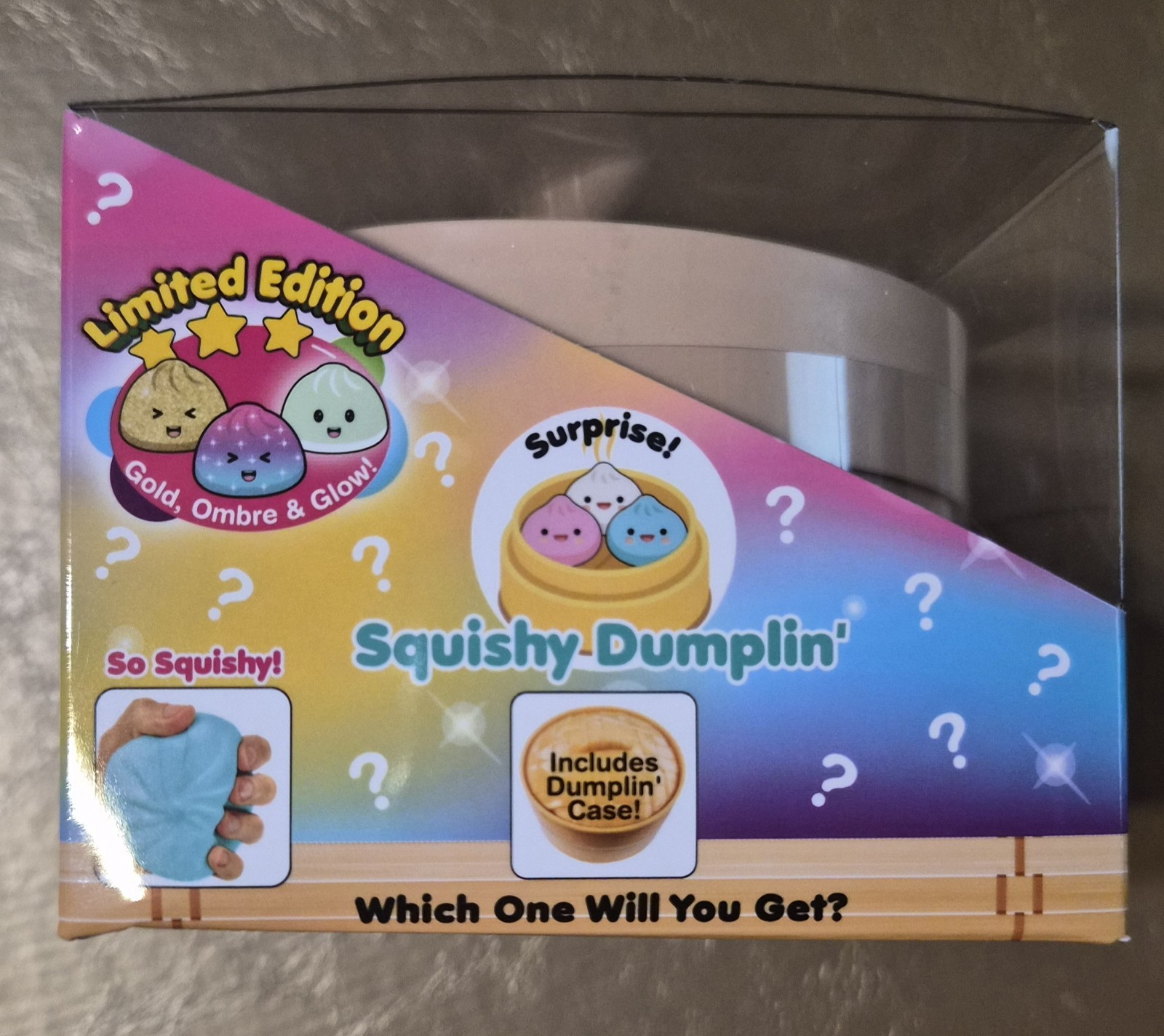 ZORBITZ SURPRISE SQUISHY DUMPLIN’ WITH CASE LIMITED EDITION STANDARD SIZE NIB