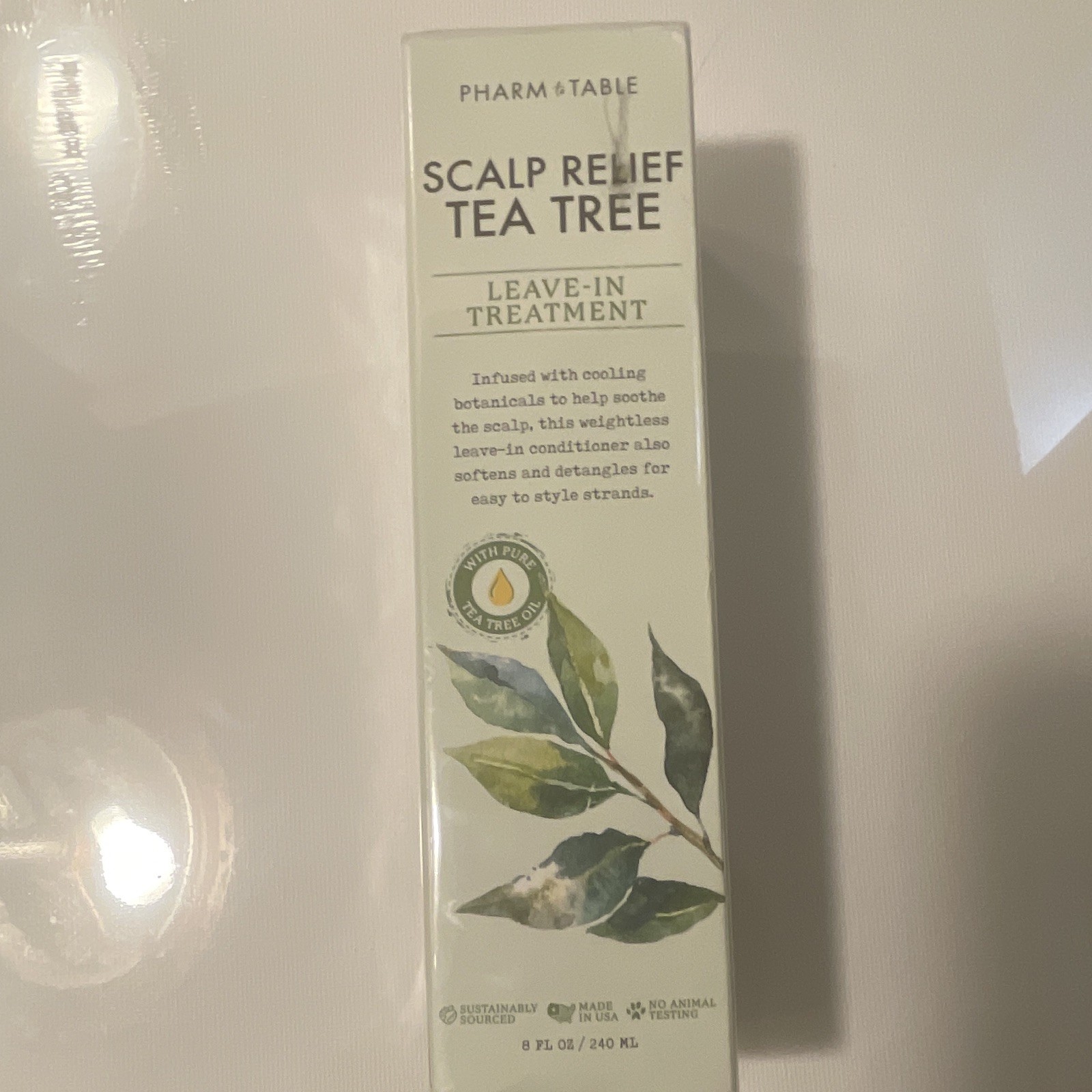 Pharm to Table Scalp Relief Tea Tree Leave-In Treatment, 8 fl oz / 240 mL