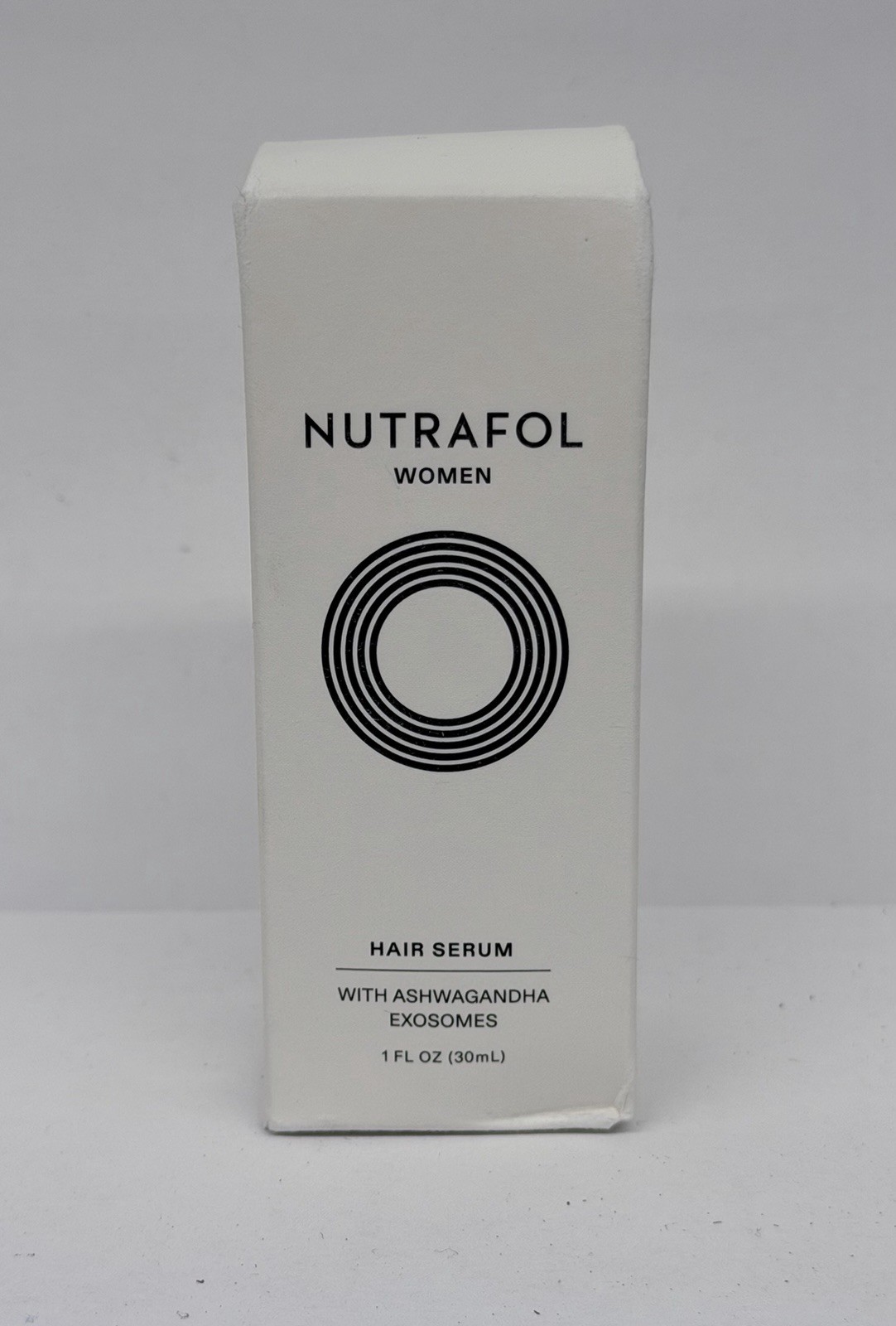 Nutrafol Women Hair Serum with Ashwagandha Exosomes Formulation 1 Fl Oz Box