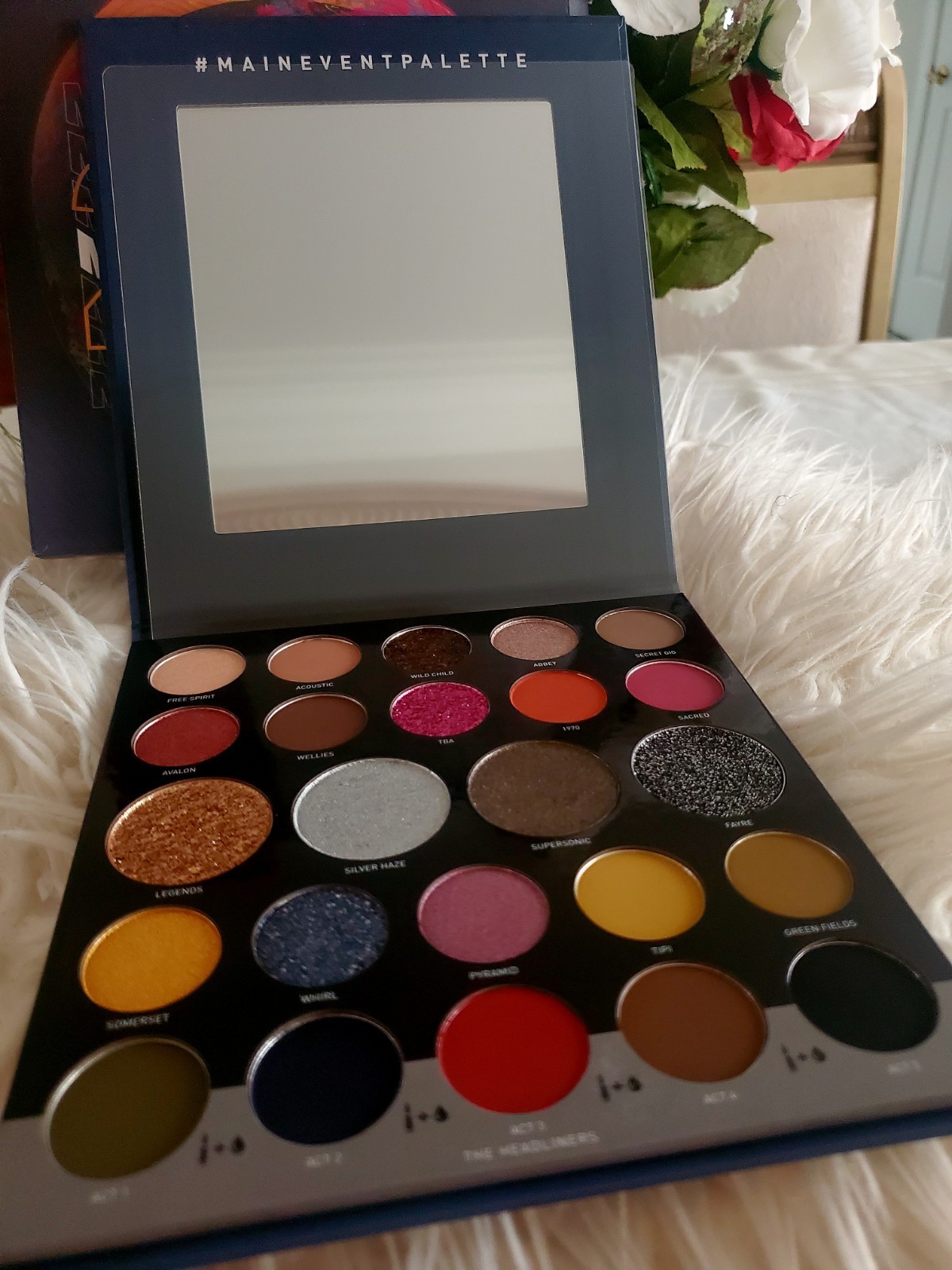Morphe 24M Main Event Palette – 24 Color Eyeshadow, Matte & Shimmer New