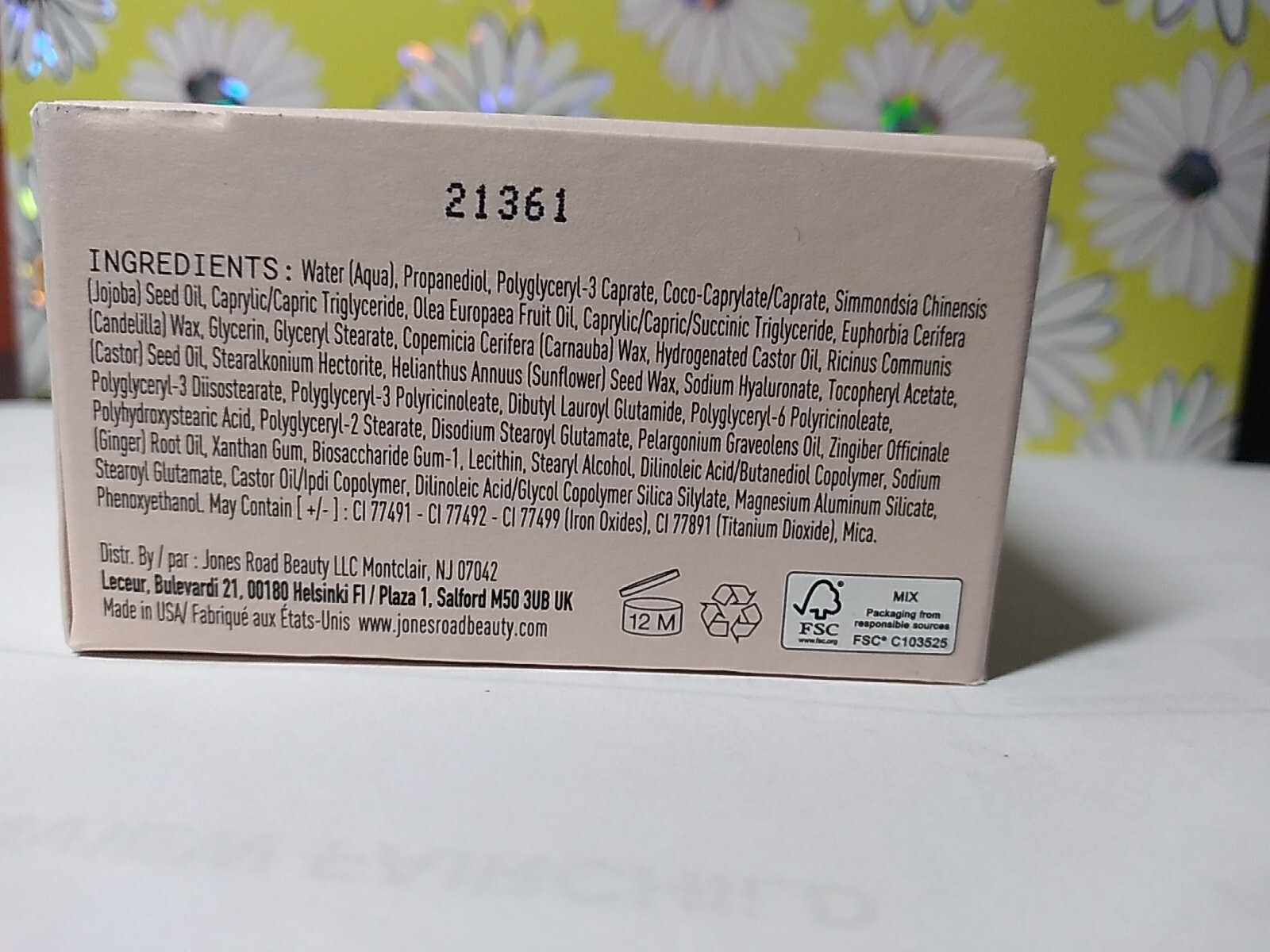JONES ROAD What The Foundation Moisture Tint, CINNAMON, 0.80oz NIB