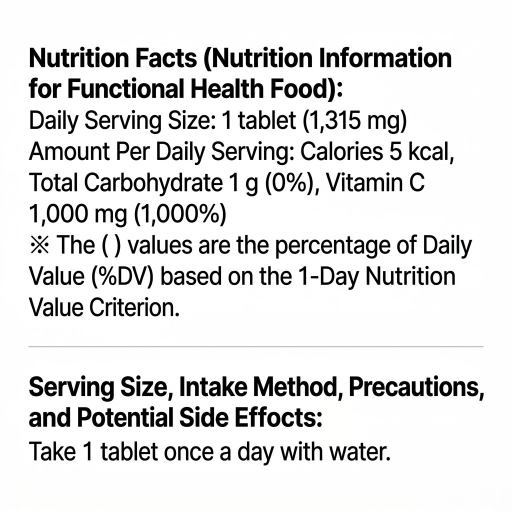 [KOREA] Kirkland Signature Vitamin C 1,315mg x 500ct 2 Pack Costco