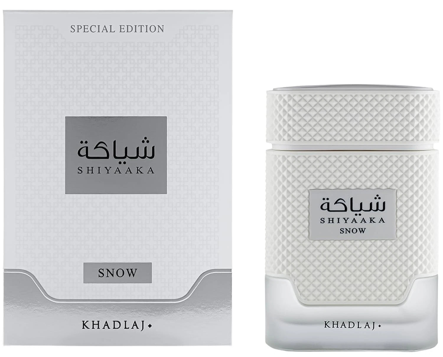 Khadlaj Shiyaaka Snow Eau De Parfum Men 3.4 Oz 100ml Fresh Citrus Woody