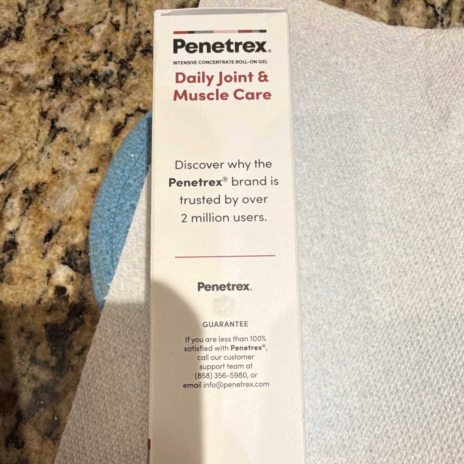 Penetrex Joint & Muscle Pain Treatment Non-Greasy Roll-On Gel 2.5 fl oz