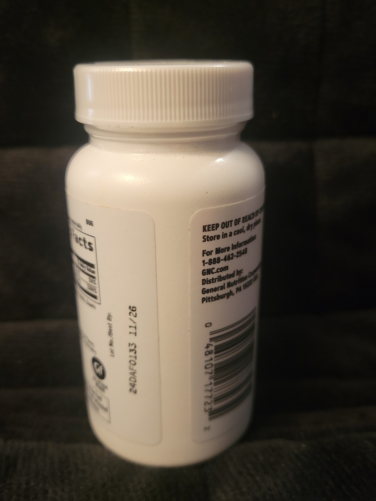 GNC Ultra Chromium Picolinate 800mcg w/ Zinc 60 Capsules Exp 11/2026 New