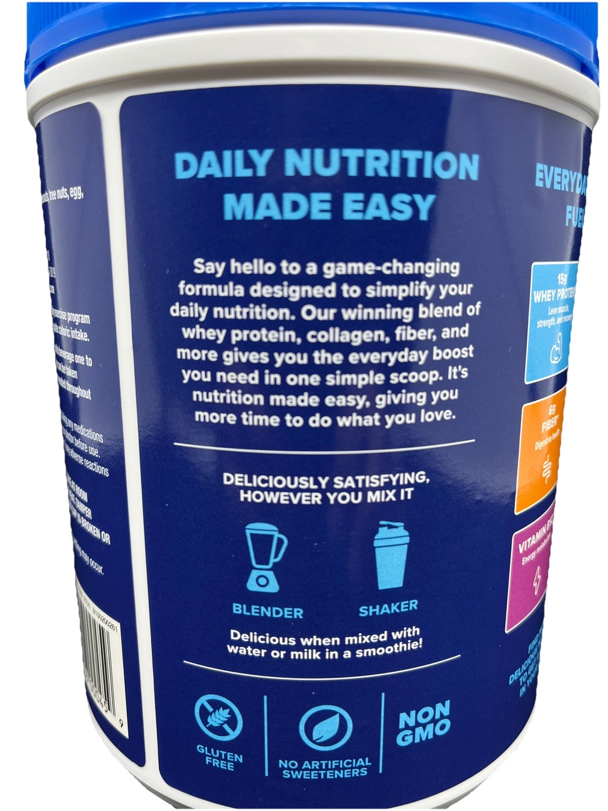 Pure Protein All In One Powder Rich Chocolate Whey Collagen 1.25lb 749826000459