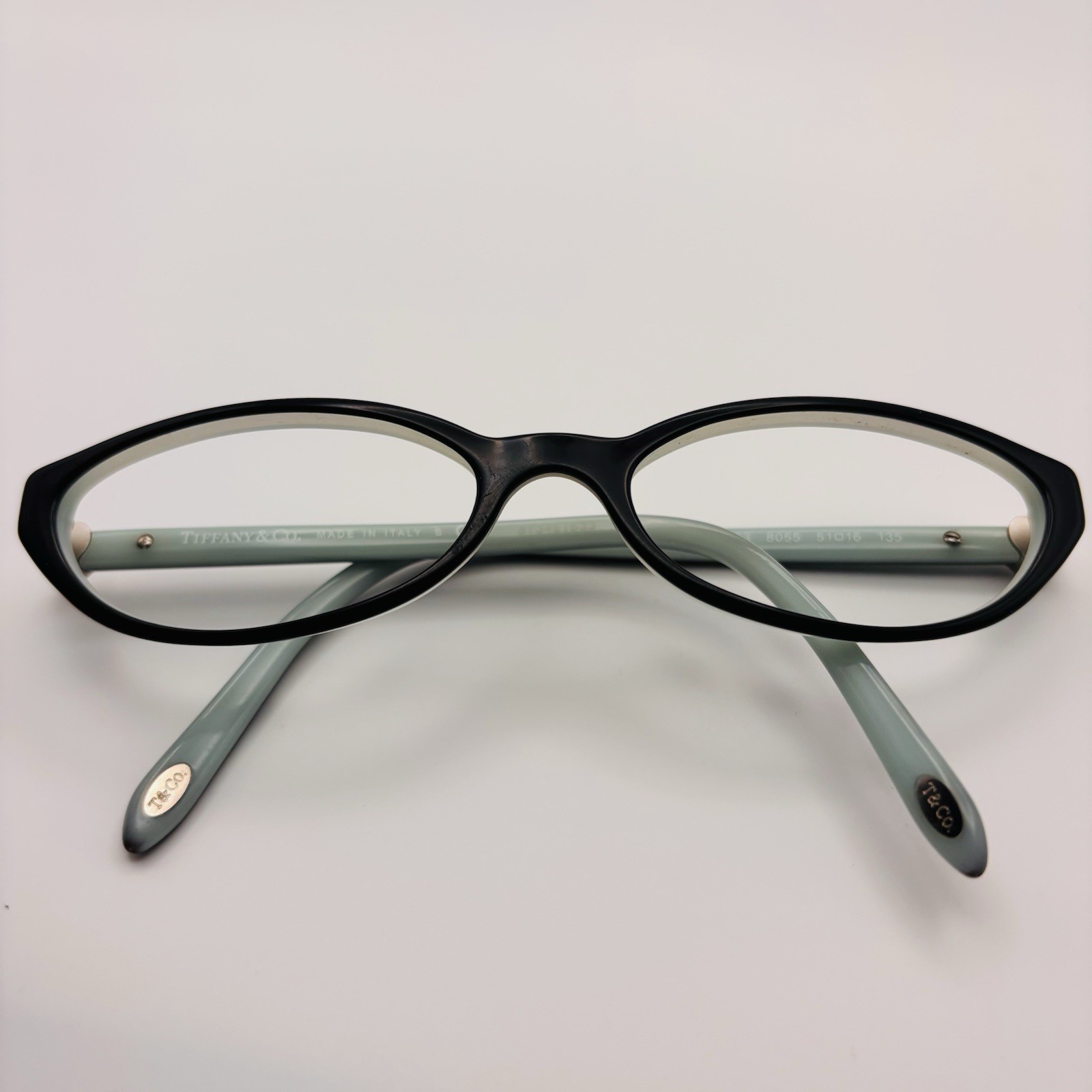Tiffany&Co Eyeglasses, Frames Only, TF 2033 8055, 51-16-135, Plastic, Italy Blue