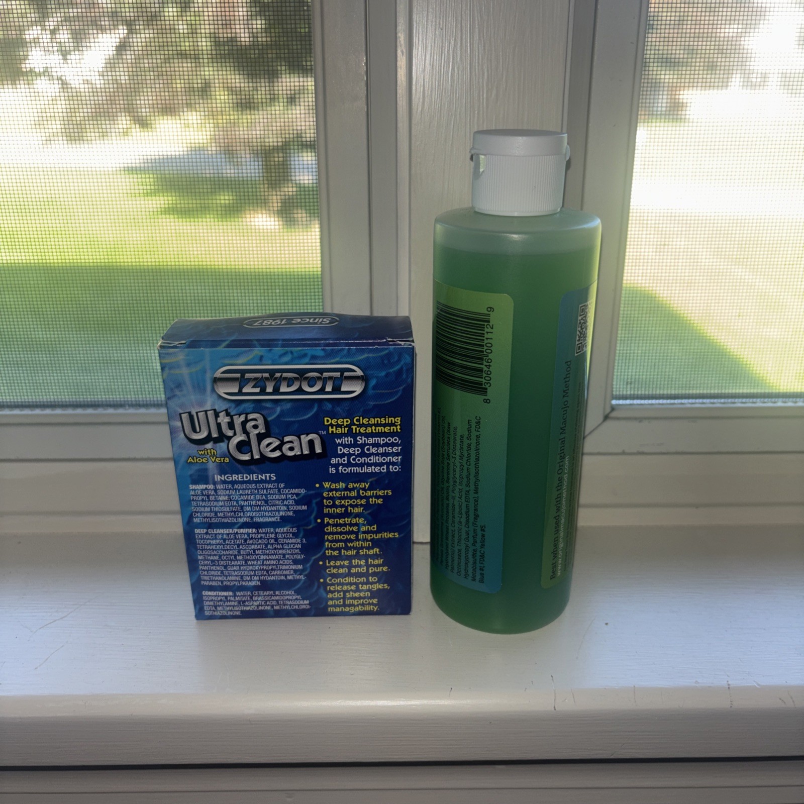 Original Aloe Toxin Rid Shampoo + Zydot Ultra Clean – For Hair Follicle