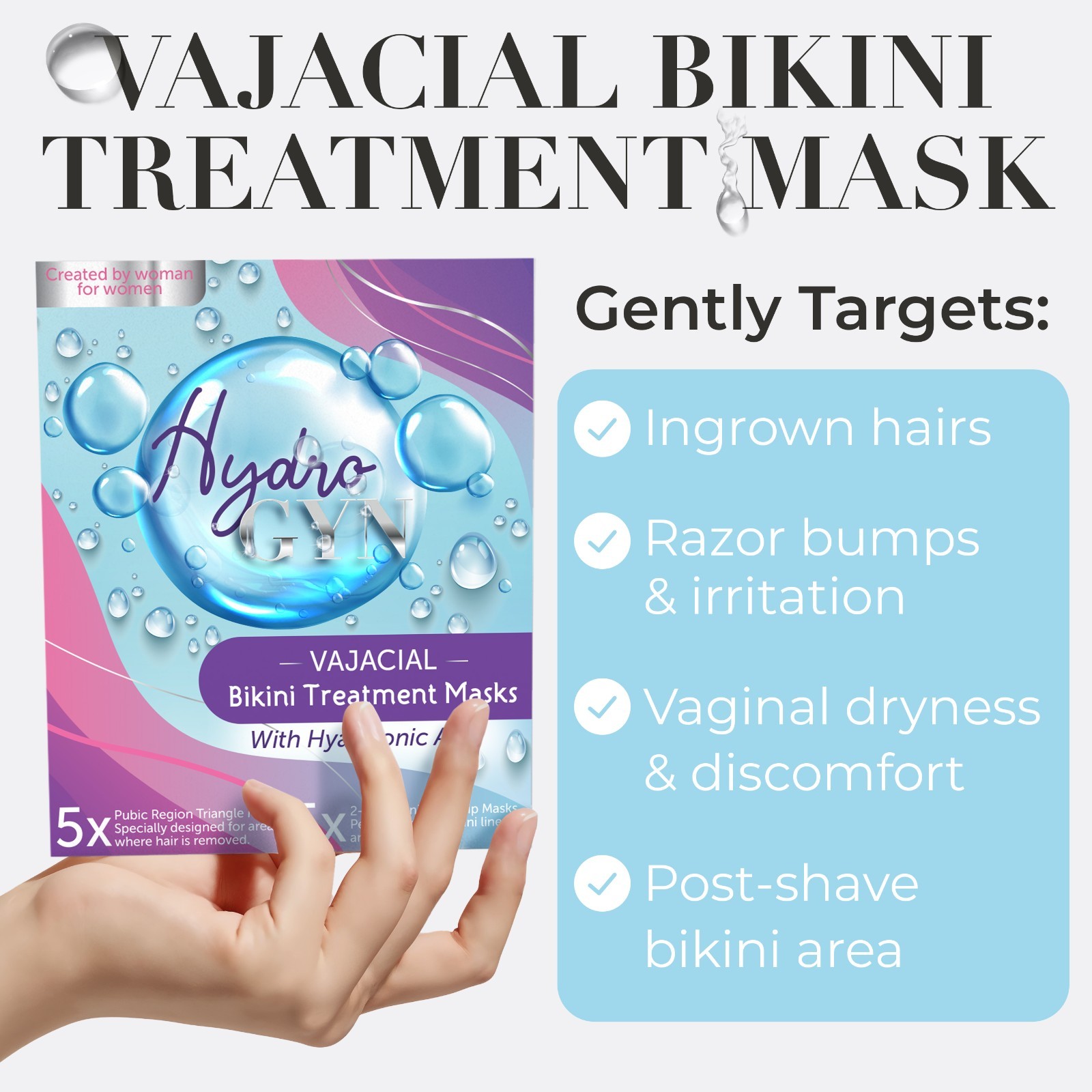 Ingrown Hair Treatment | Razor Bumps Treatment For Women | Bikini Area Vajacial