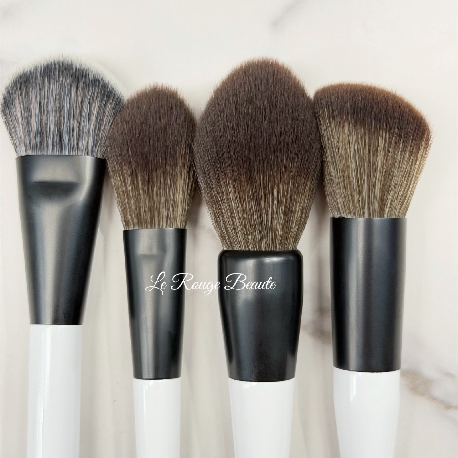 Makeup By Mario F1 F2 F3 F4 Brush Bundle Set – 4pcs Face Powder Blush FOundation