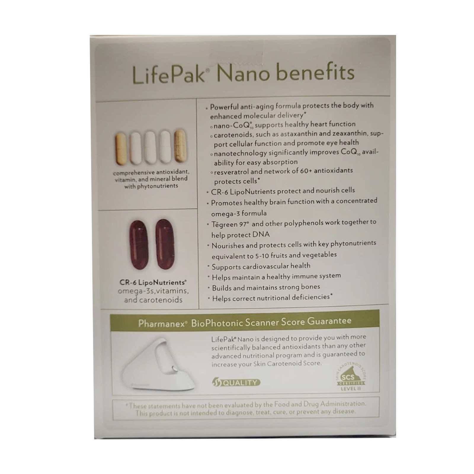 New Nu Skin Pharmanex Lifepak Nano, 60 packets, Exp 12/2027
