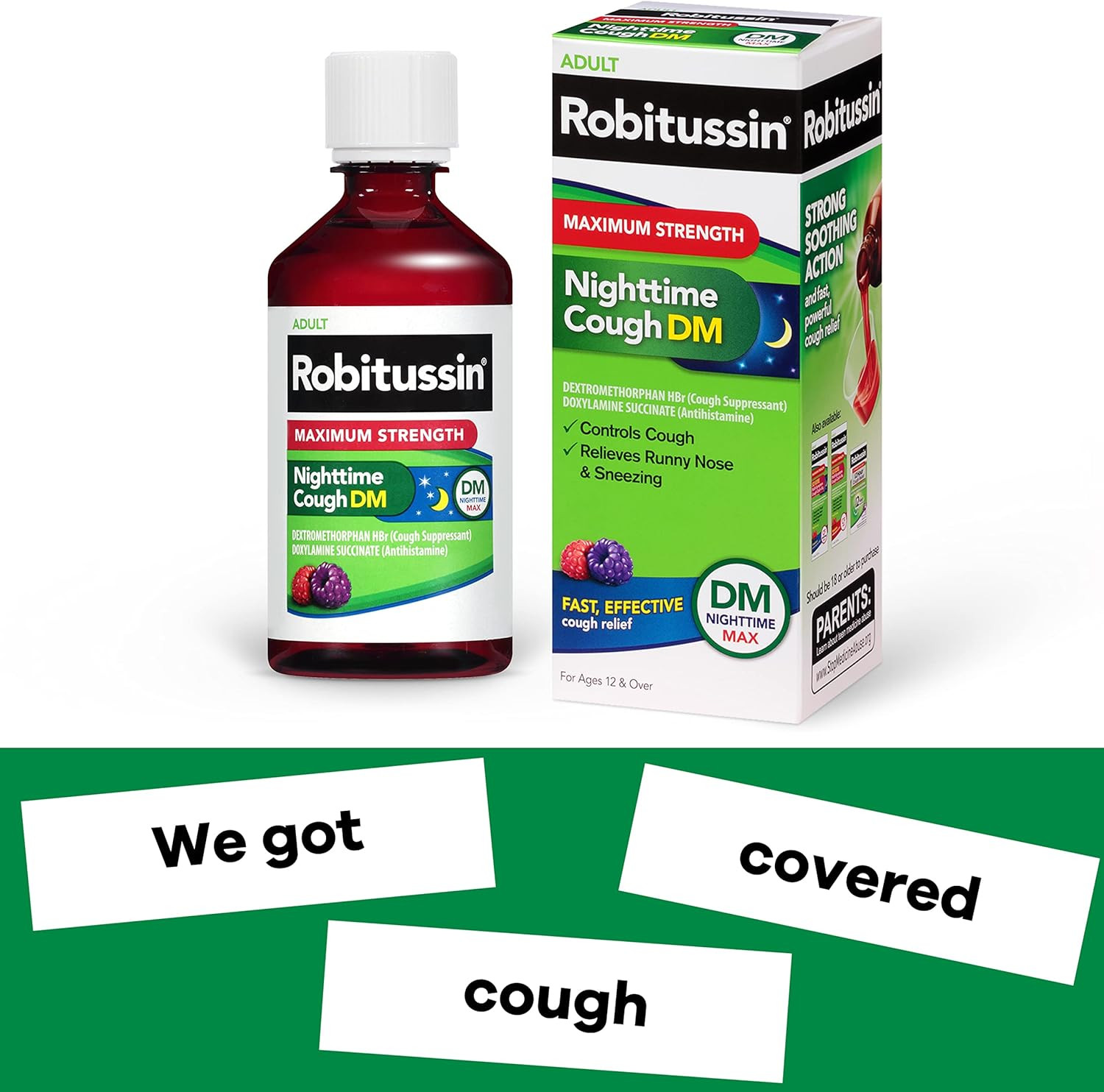 Maximum Strength Nighttime Cough DM 4 Fl Oz