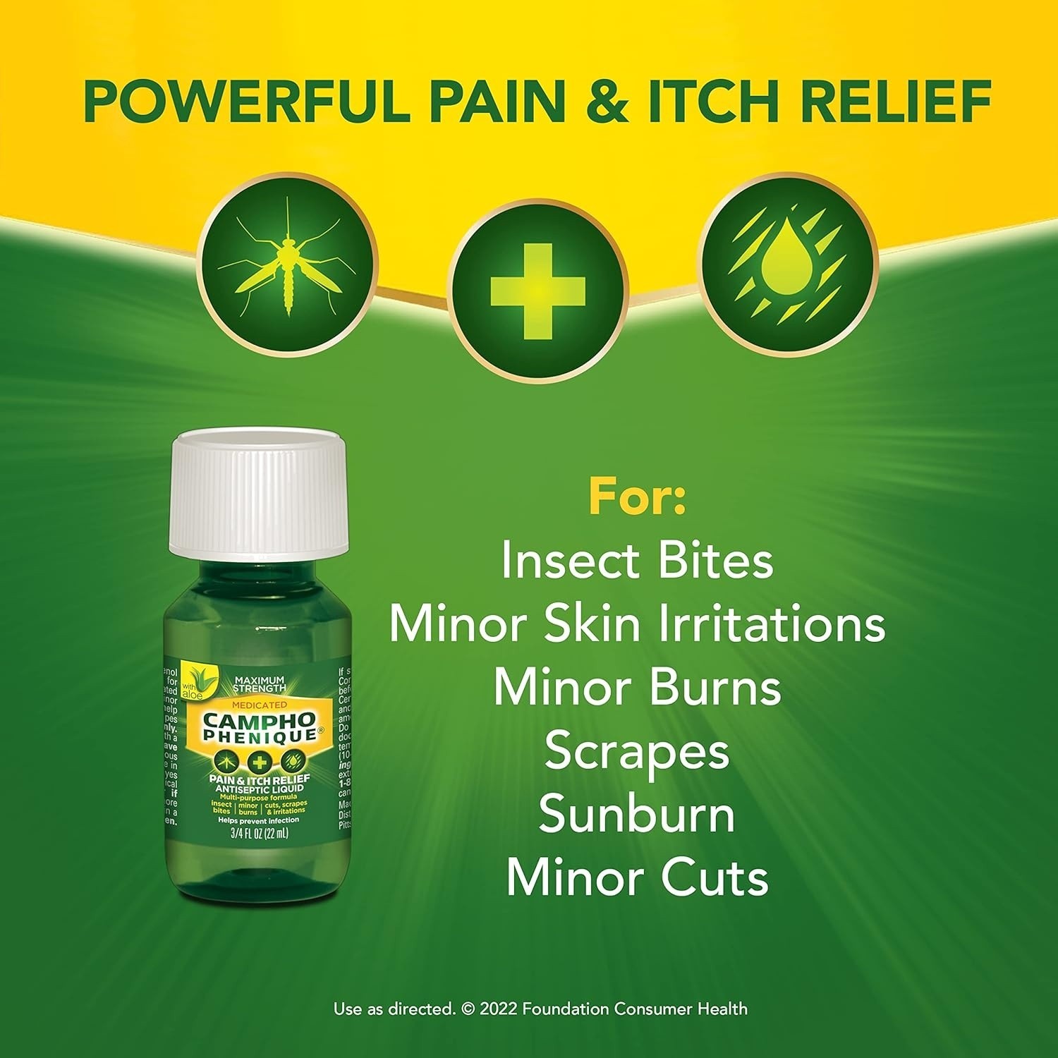Campho Phenique Maximum Strength Antiseptic Liquid – Pain Relief And Anti-Itch