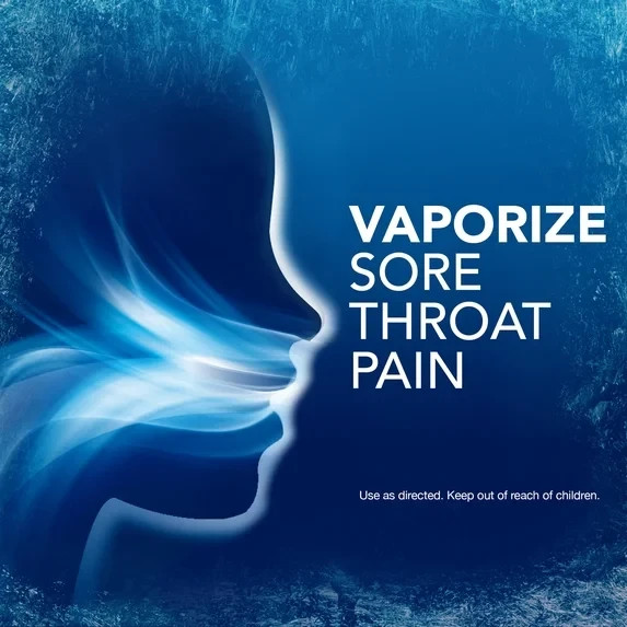 Vicks VapoCool Severe Medicated Sore Throat Drops, Menthol, Honey Lemon, 45 Ct