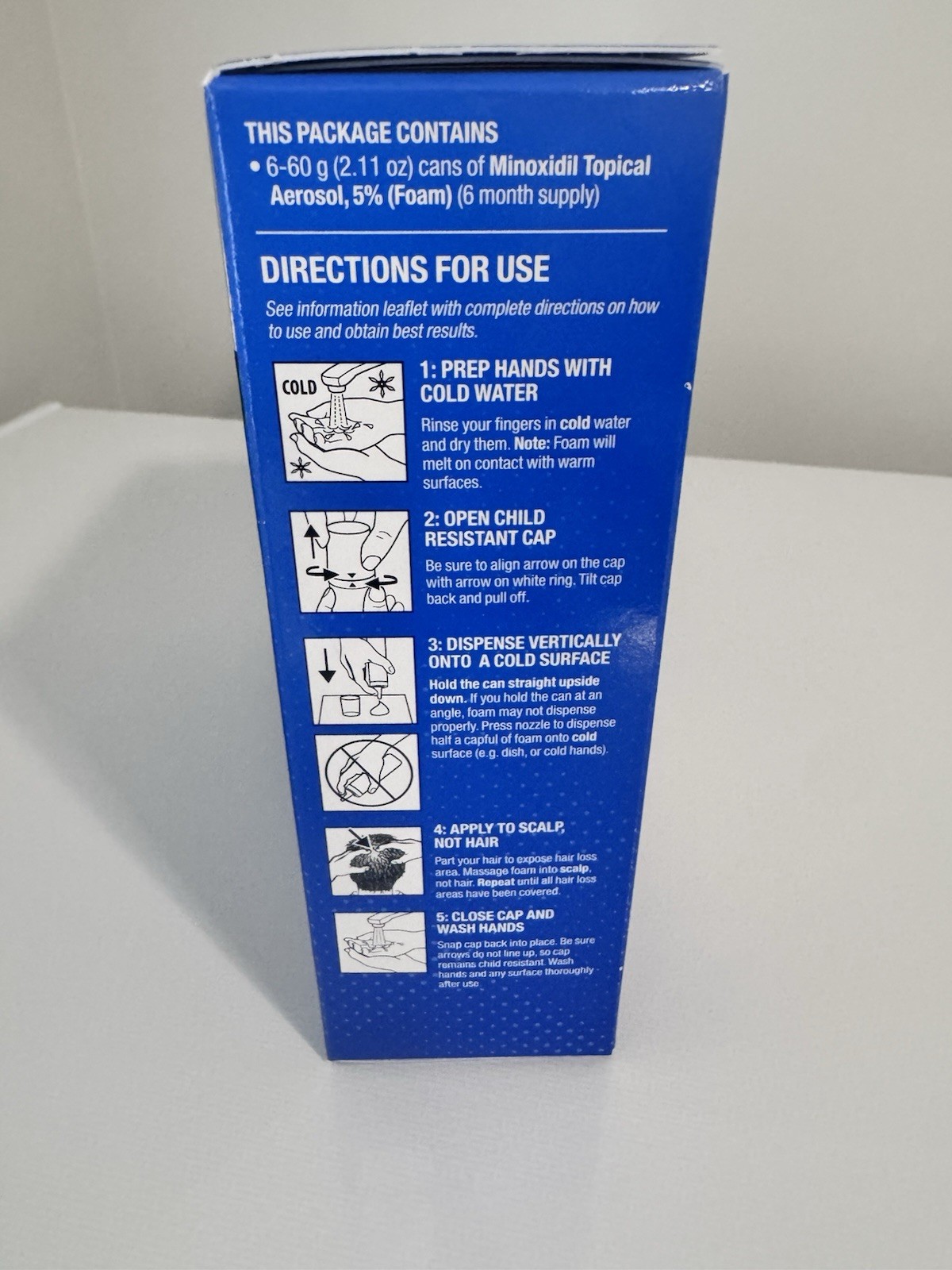 Kirkland Signature Minoxidil 5% Foam for Men – Hair Regrowth For 6 Month Supply
