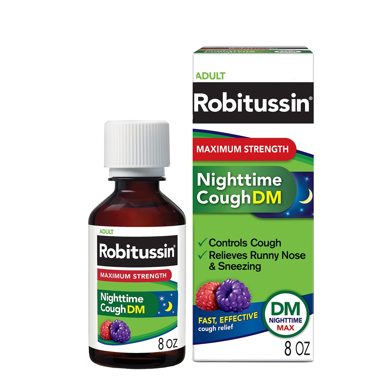 Robitussin Maximum Strength *11/2028*Nighttime Cough DM, Cough Medicine for