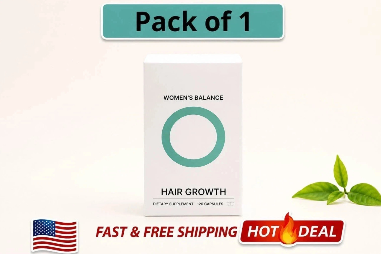 120 Capsules Women’s Balance Growth Hair Supplements Premium,Ages 45 and up