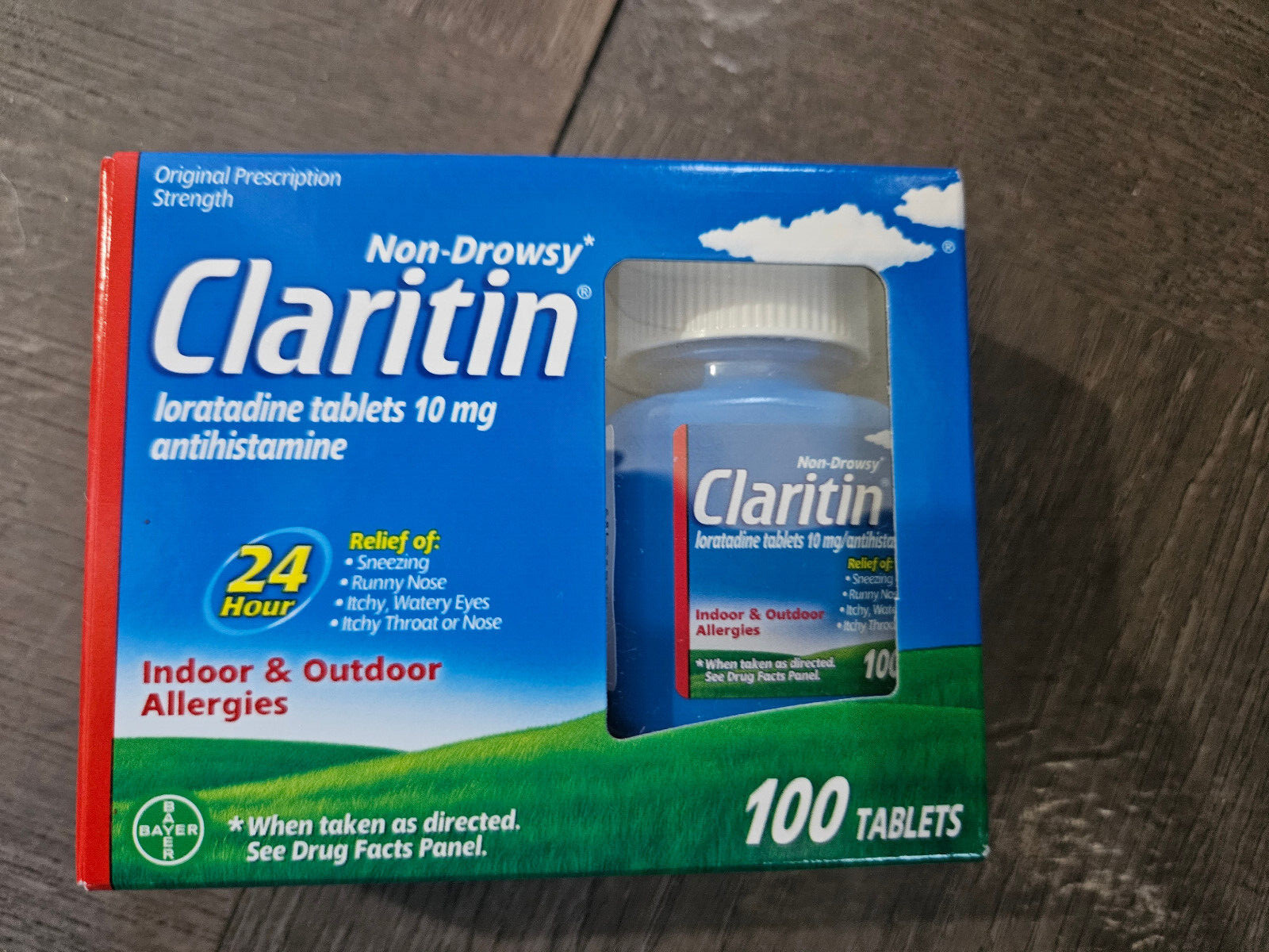 Claritin 24hr Non-drowsy Allergy Tablets 100Ct