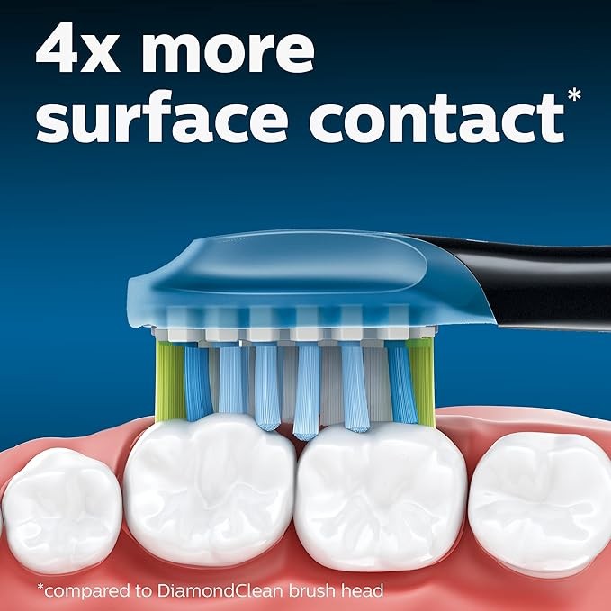 4Pack C3 Premium Plaque Control Brush Heads C3-black-HX9044/33