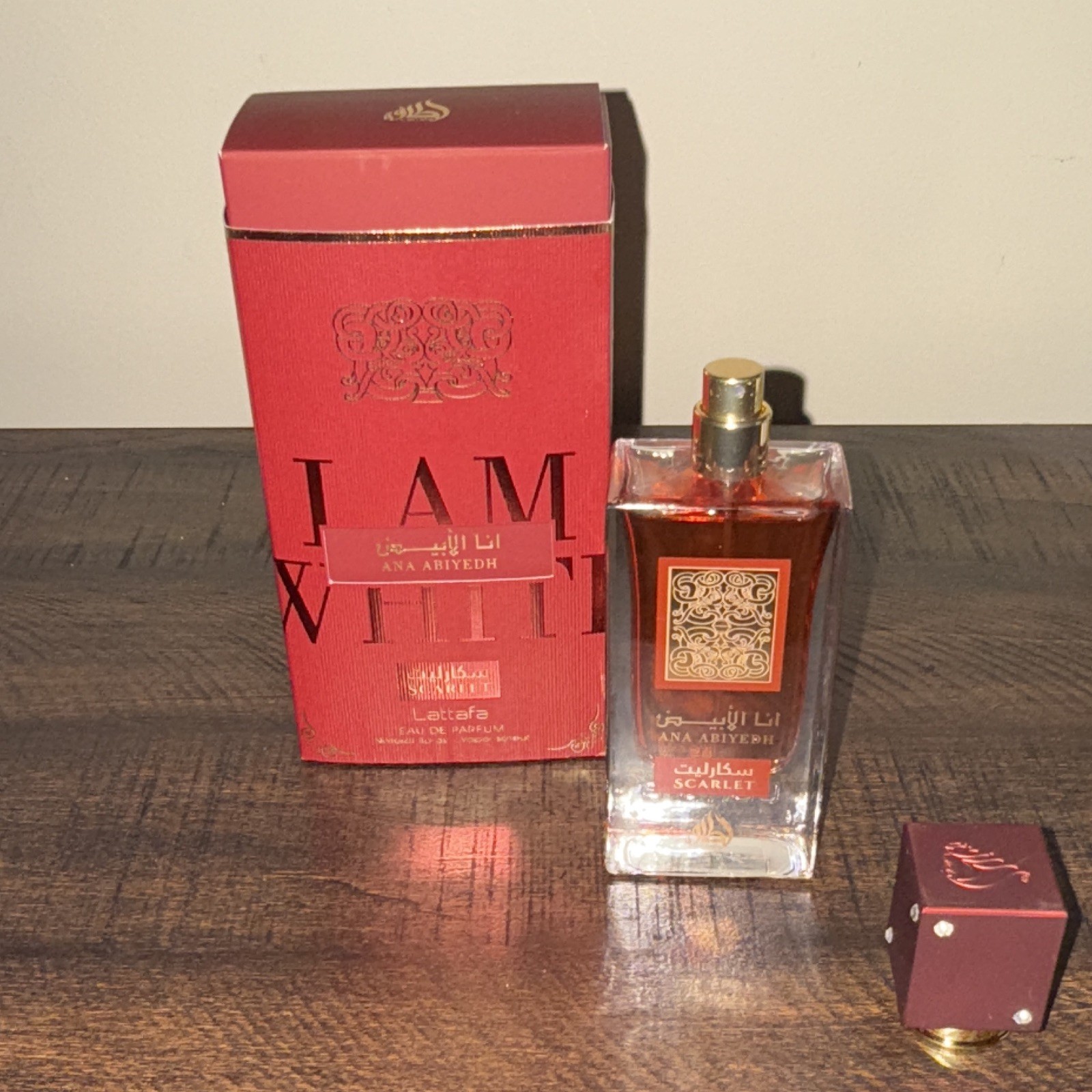 Lattafa Ana Abiyedh Scarlet Eau de Parfum Spray, 60 ml Regular Size