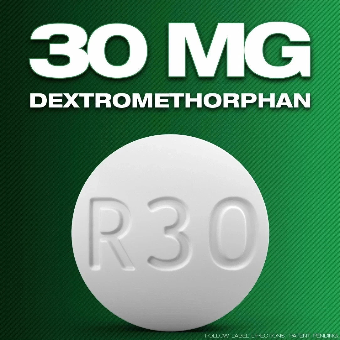 3 PACK Cough Suppressant 100 Tablets 30mg Dextromethorphan