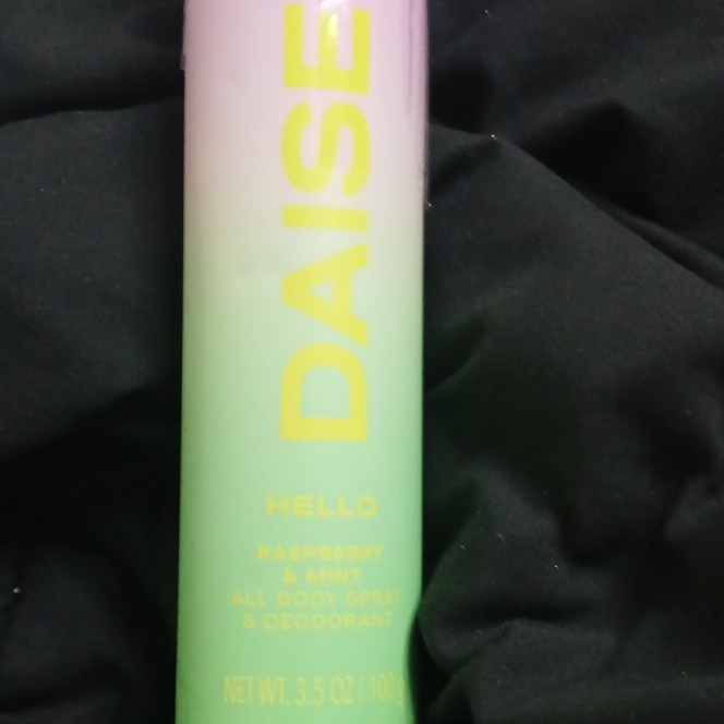 Daise Hello Daise Raspberry & Mint Body Spray 3.5 oz Cruelty-Free No Aluminum