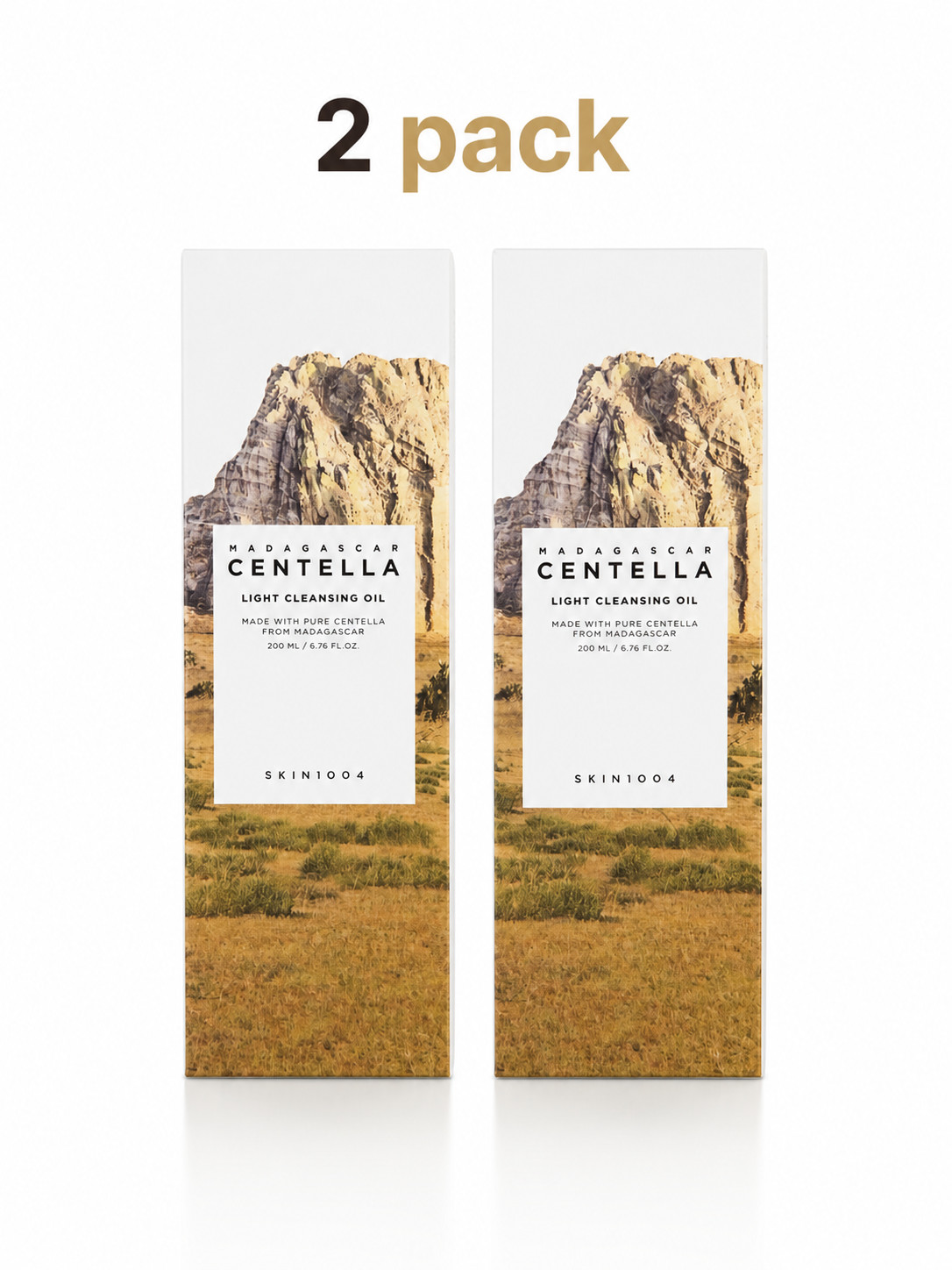 2 PACK SKIN1004 Madagascar Centella Light Cleansing Oil 200ml /damaged packaging