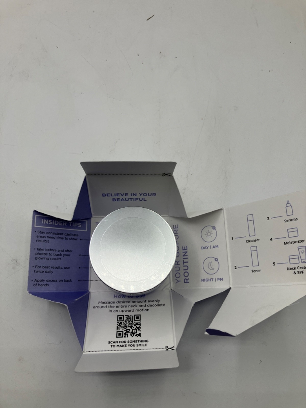 goPure Tighten & Lift Neck & Chest Moisturizer Cream for Visibly Firming 1.7 oz