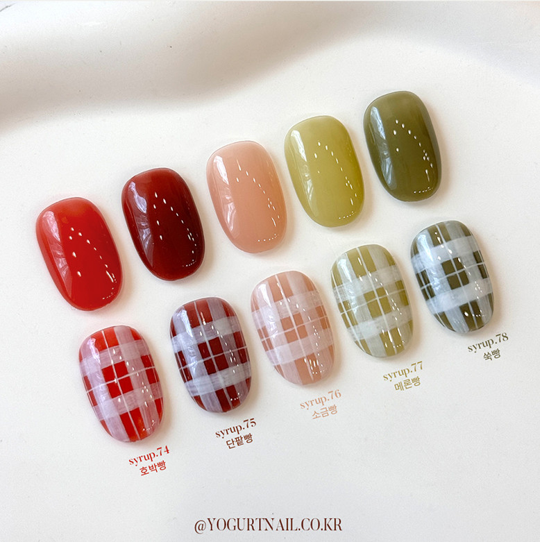 K-Beauty Yogurt Syrup Gel – Ginger Bread Soak Off Gel Nail Polish