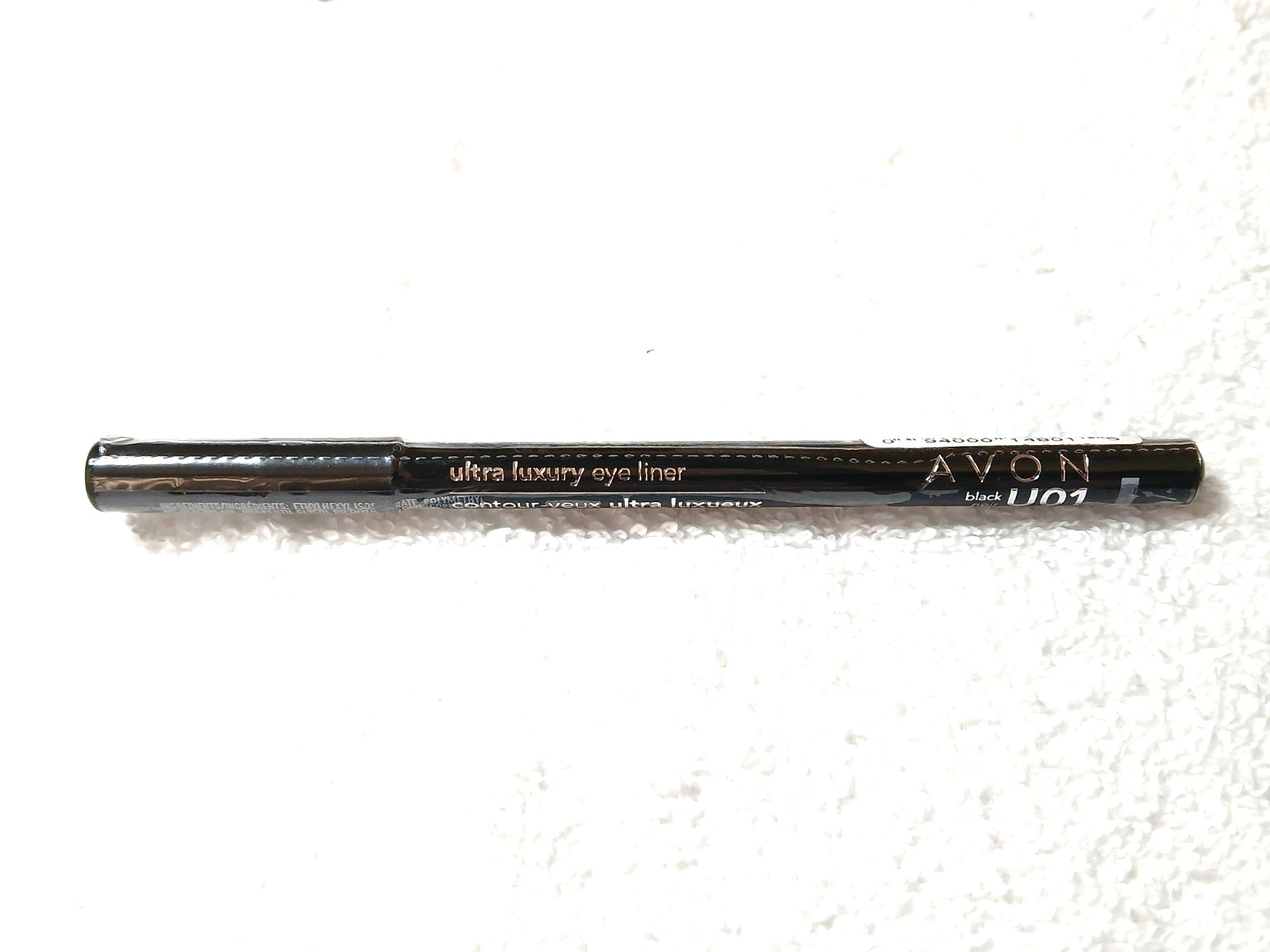 AVON Ultra Luxury Eyeliner Pencil (0.4 oz / 1.14 g) BLACK #U01 – RARE – SEALED!!