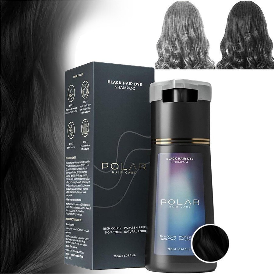 Polar-Hair Dye Shampoo Polar Hair Care, Hair Care Shampoo 200ML/6.7 OZ 3 Colors