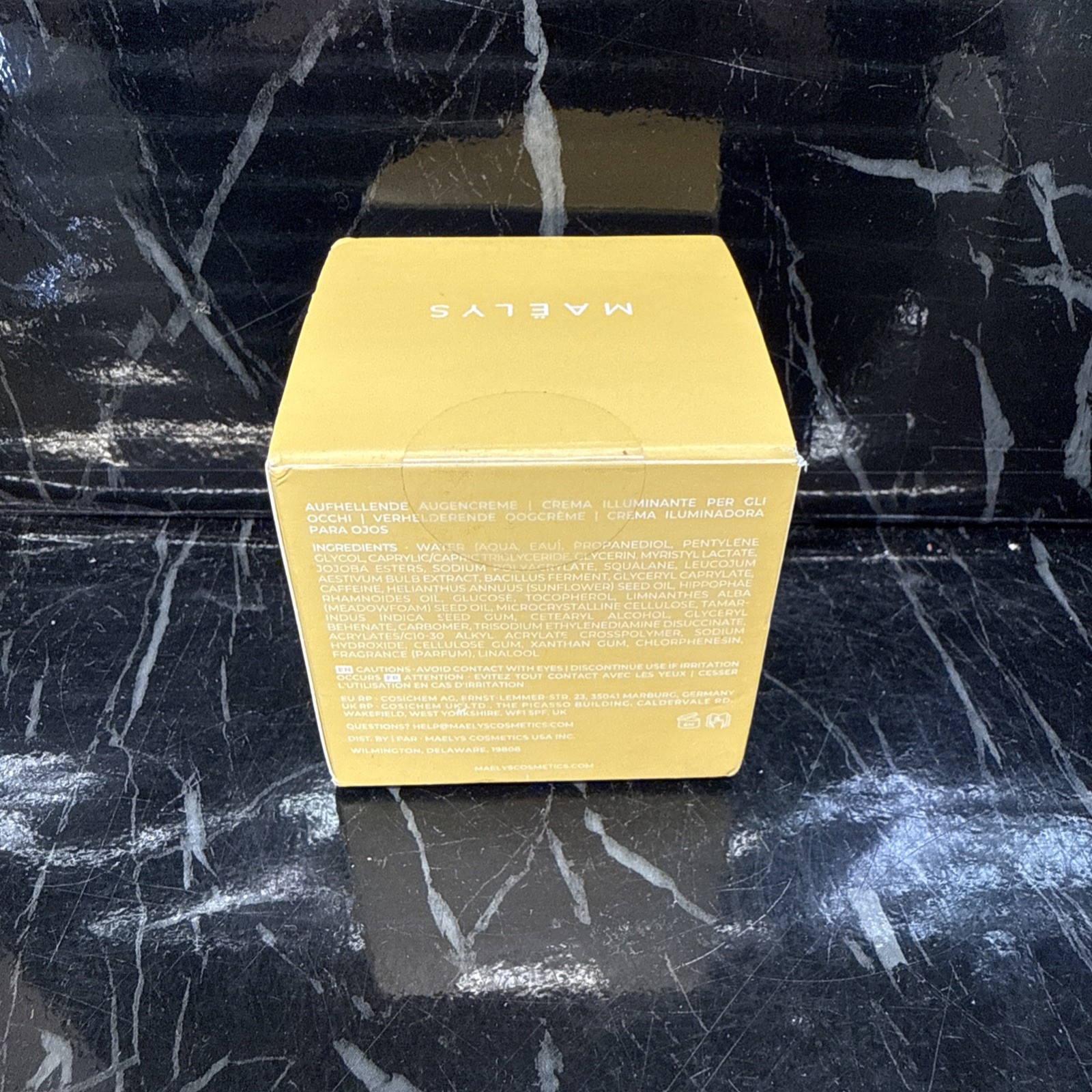 Maelys Too-Revived Brightening Eye Cream 15mL Caffeine + Squalane
