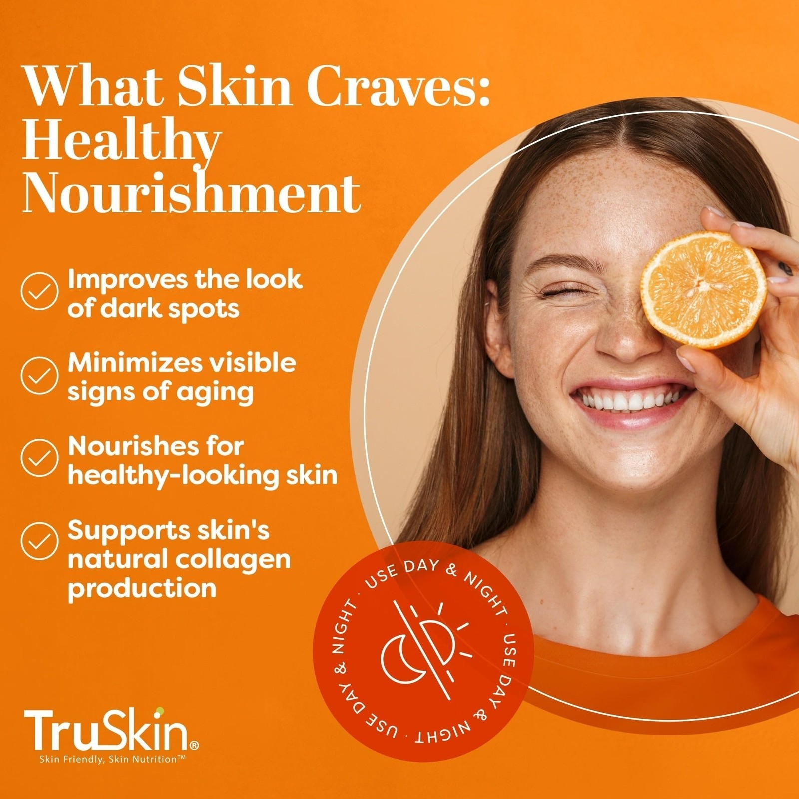 TruSkin Vitamin C Serum For Face – Anti Aging Formula with Vitamin C, Hyaluronic