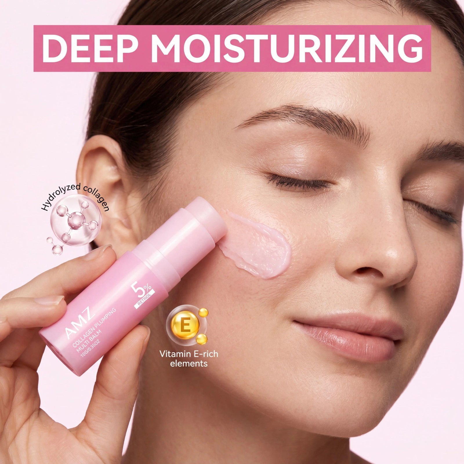 Pink Collagen Plumping Muti Balm K-Beauty Firming Brightening & Anti-aging 10g