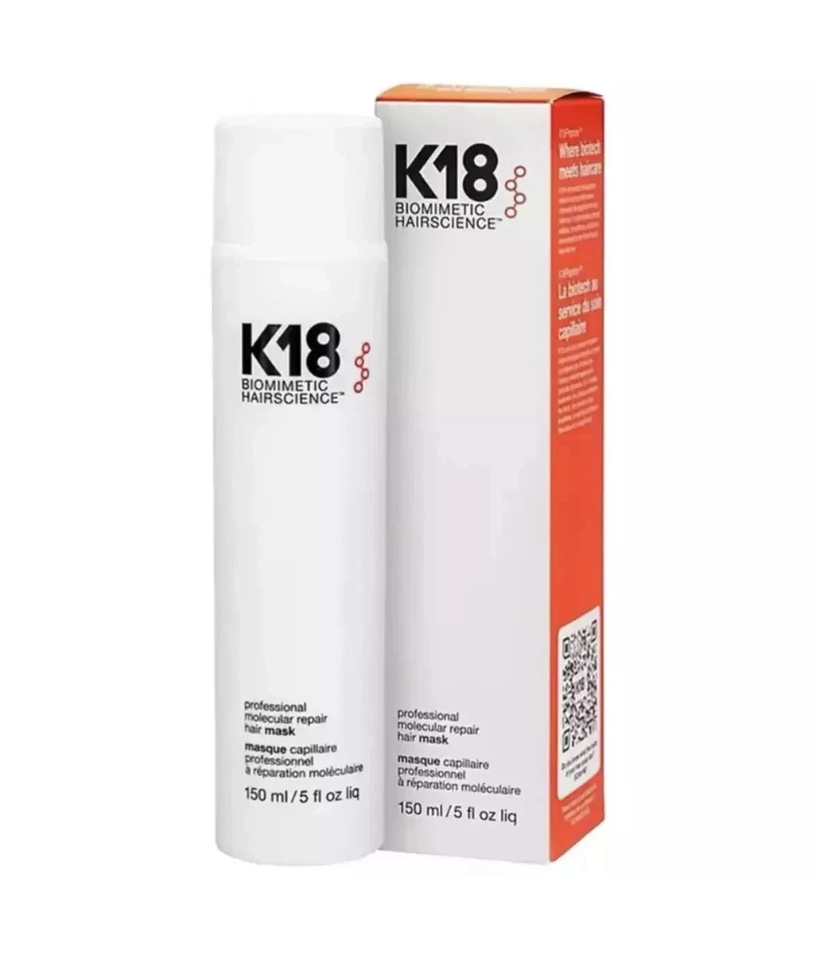 K18 Leave-In Molecular Repair Hair Mask 150ml Pro Treatment Genuine Salon Size
