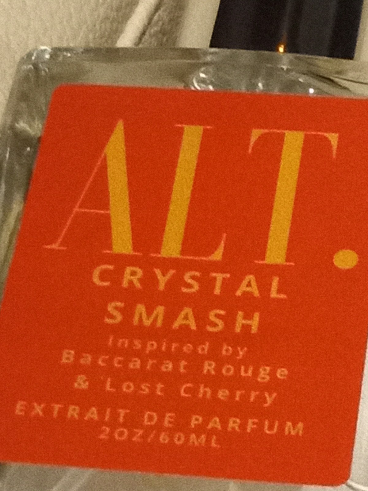 Alt Fragrances Crystal Smash 2oz. / 60ml NWOB