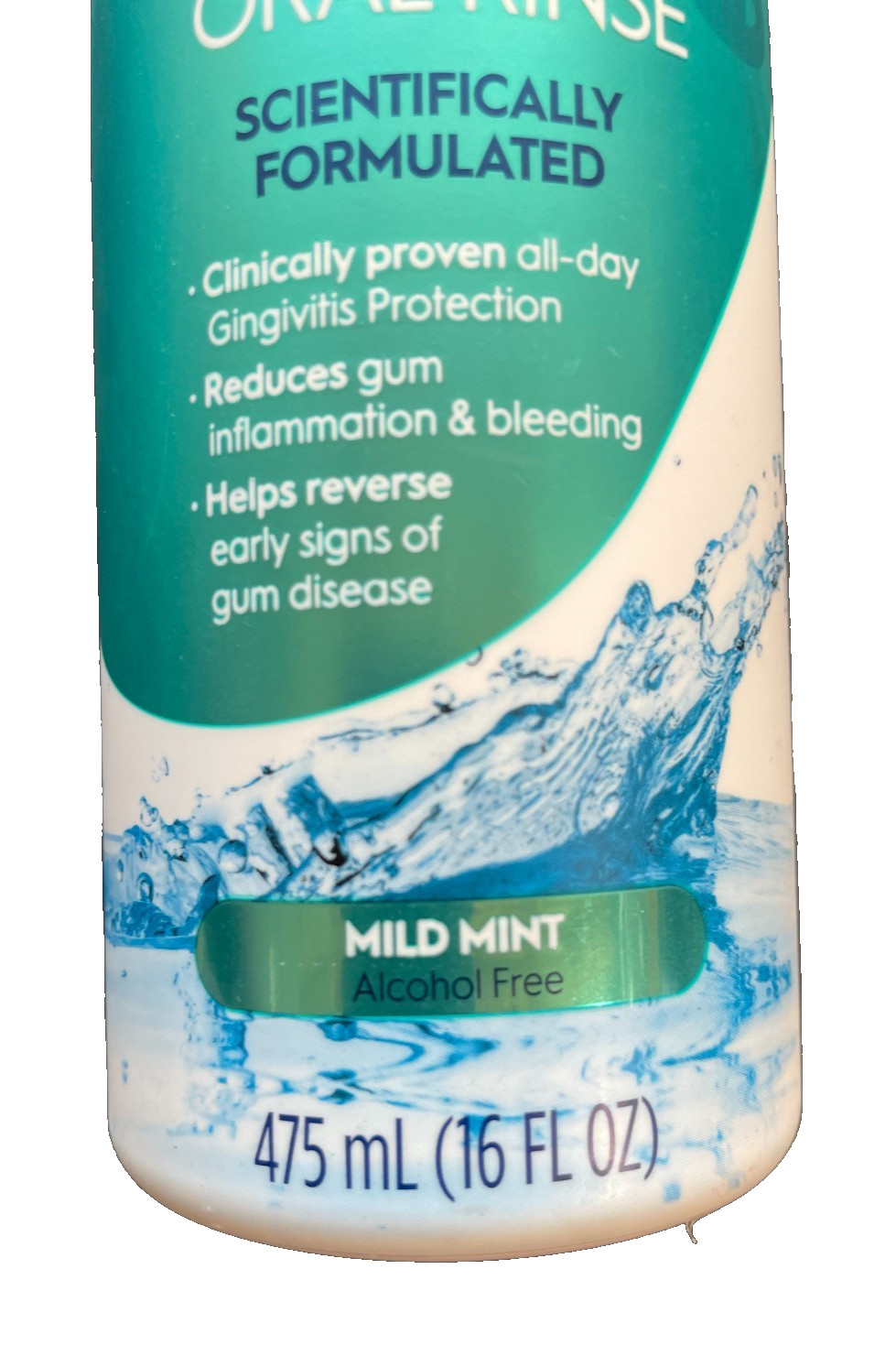 Oral-B Gum Detoxify Oral Rinse – Mild Mint – 2 Pack- 16 Fl Oz Each