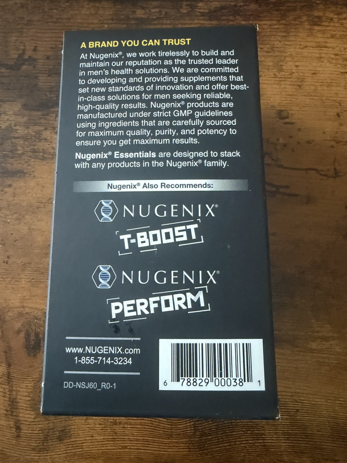 Nugenix Essentials Shilajit Supplement 60ct – 500mg – 50% Fulvic Acids Exp 9/27
