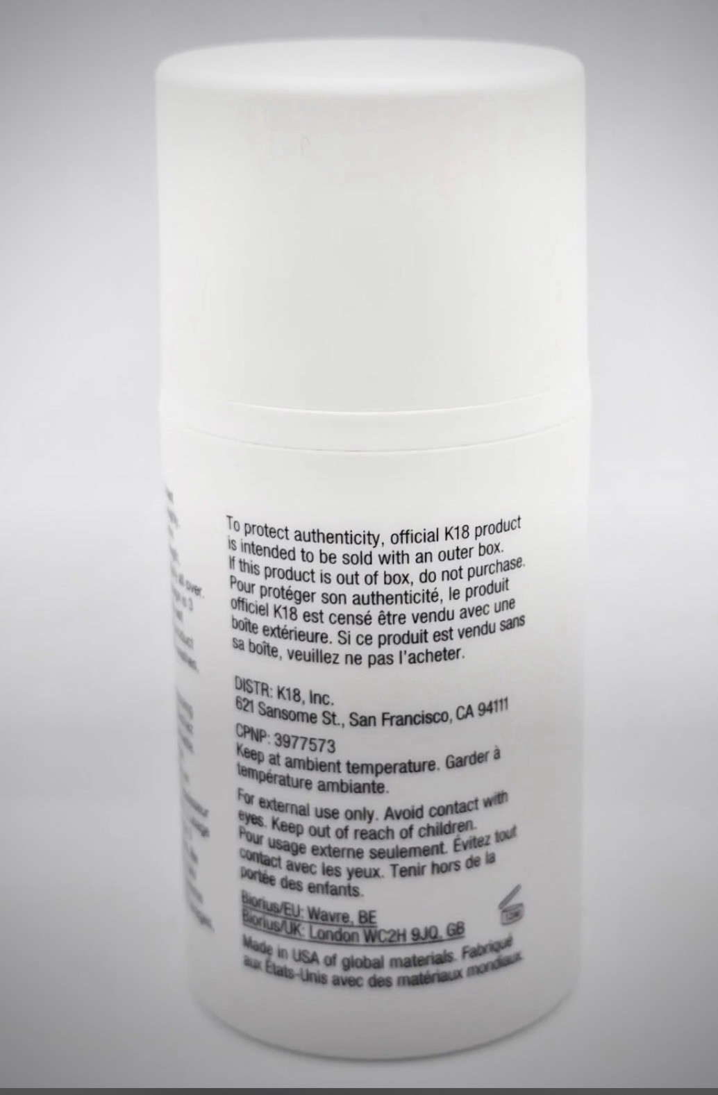 K18 Leave In Molecular Repair Hair 50 ML- MSRP $75