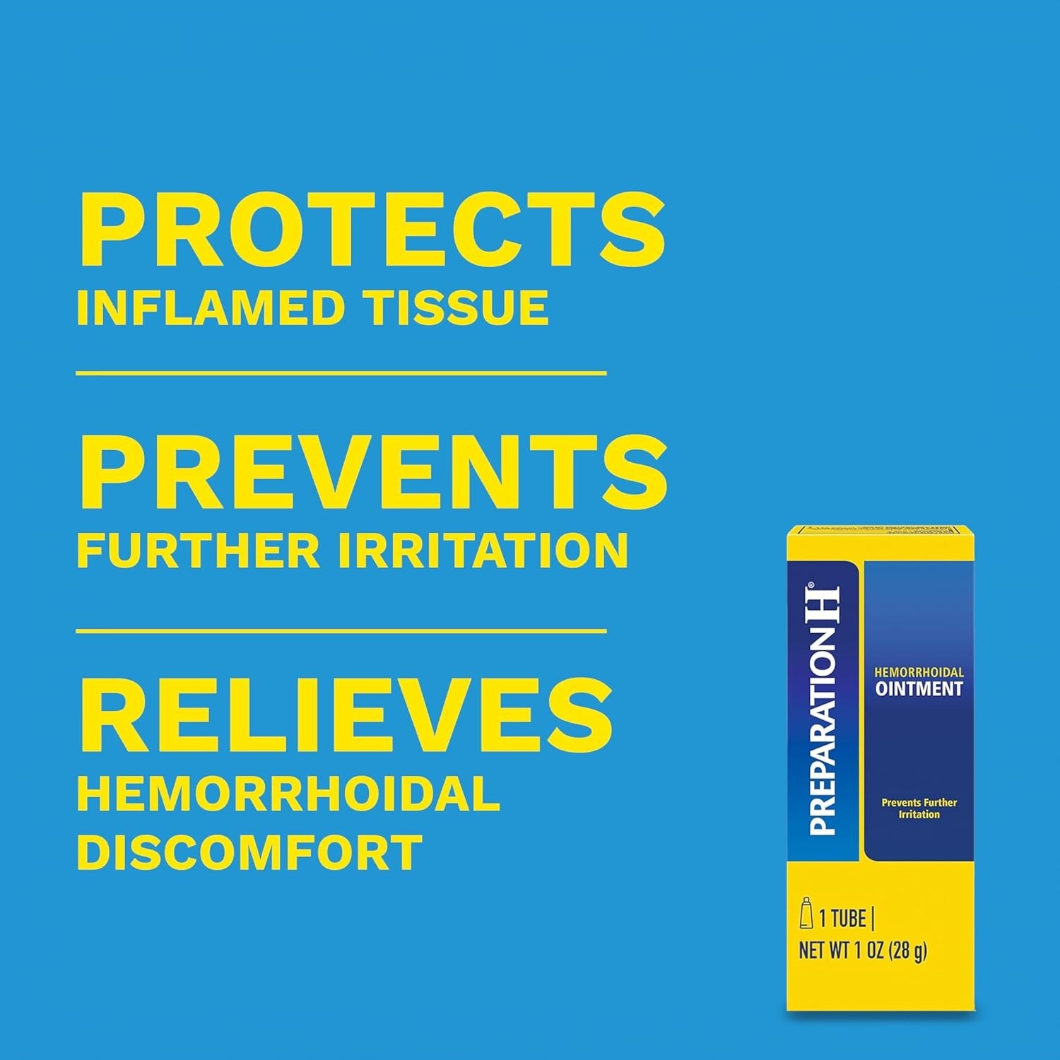 Preparation H Hemorrhoid Ointment, Itching, Burning and Discomfort Relief – 1 Oz
