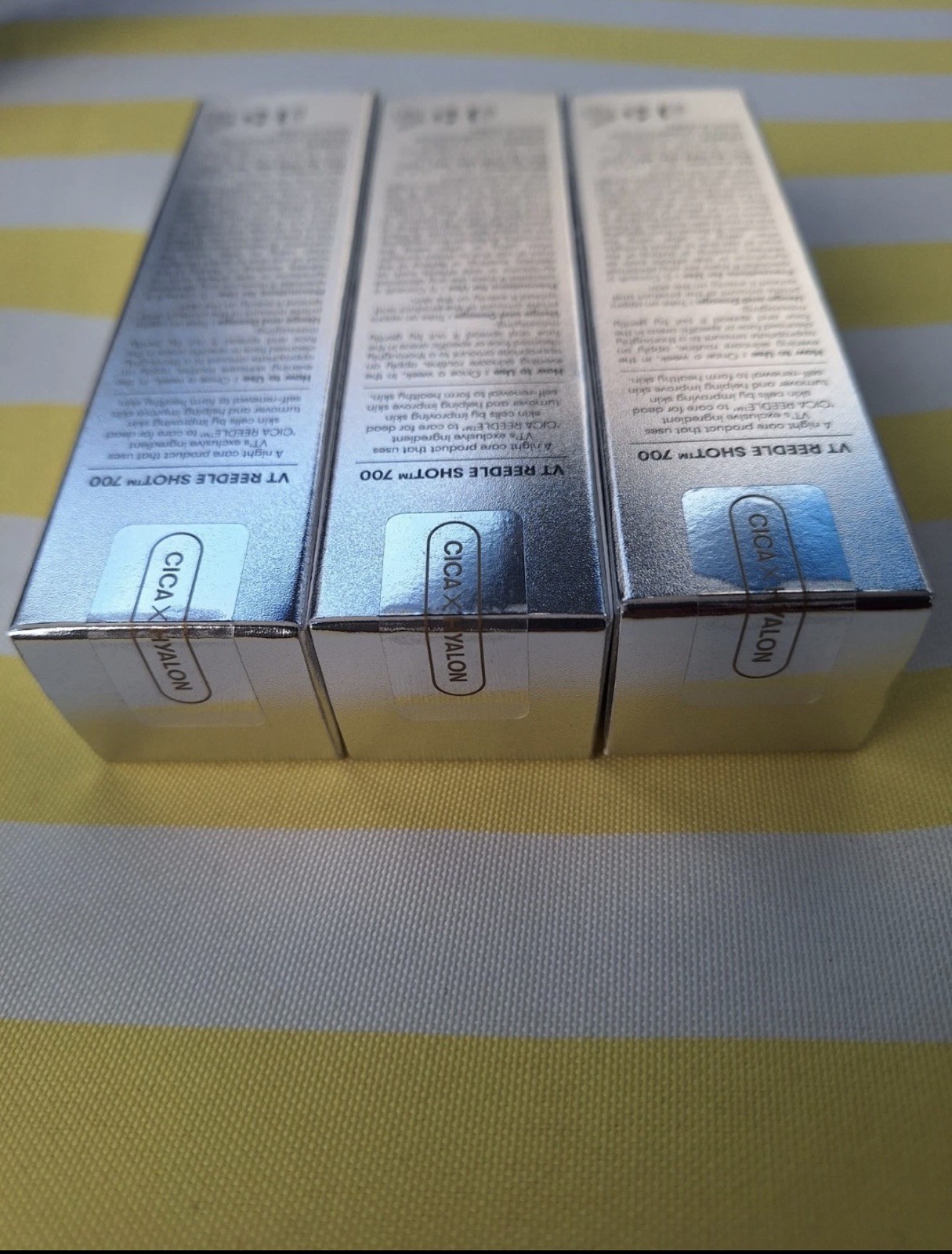 3 Pack – VT Cosmetics – CICA X HYALON – Reedle Shot 700 (570,000) 30mL /1oz