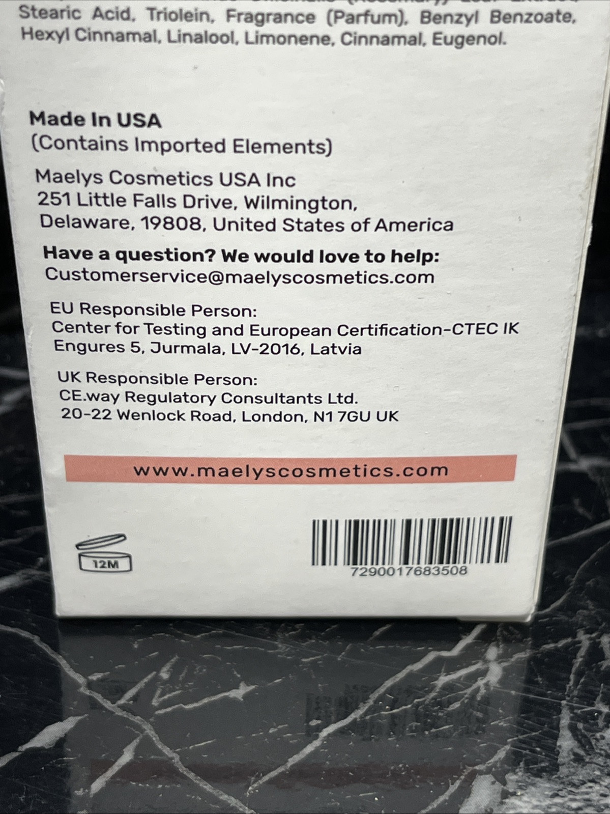 Maelys GET-CHEEKY Enriched Cellulite Oil 2 oz NEW Free Shipping